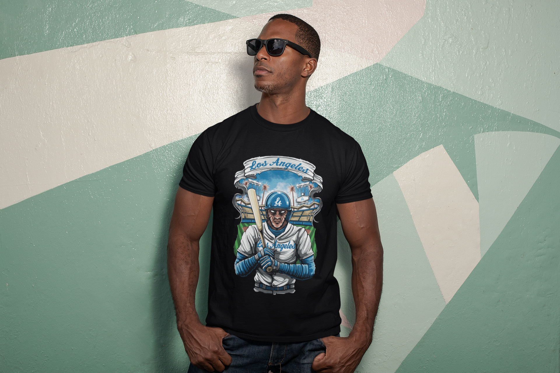 Los Angeles Baseball Men's Graphic T-Shirt