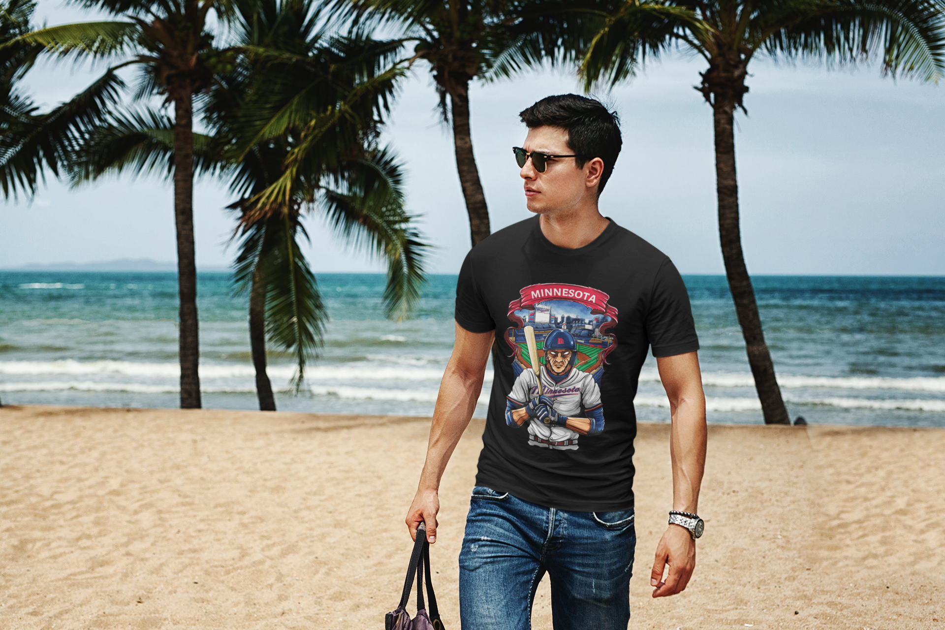 Minnesota Baseball Men's Graphic T-Shirt