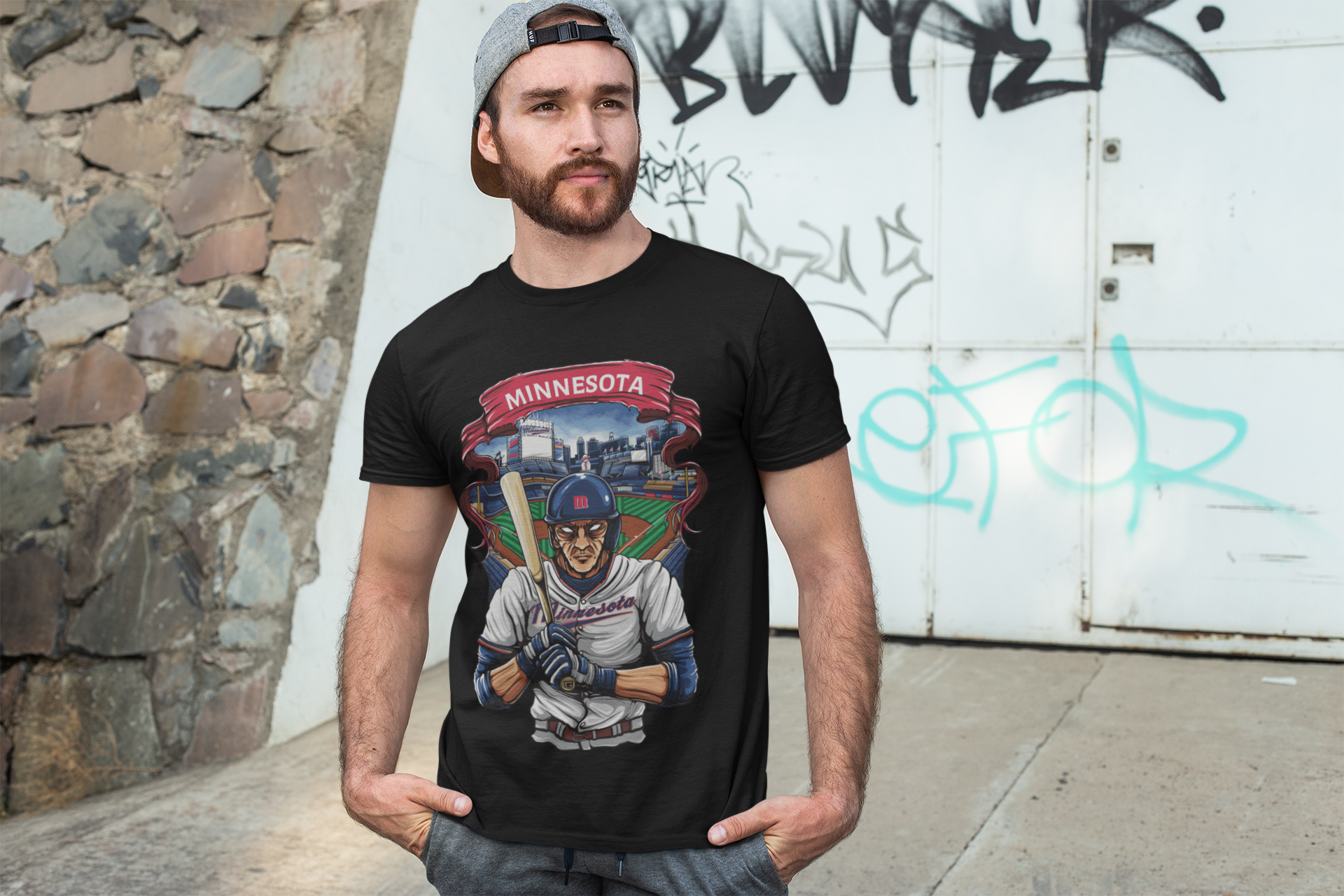 Minnesota Baseball Men's Graphic T-Shirt