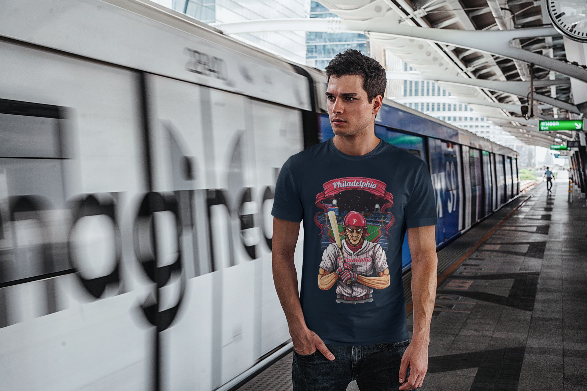 Philadelphia Baseball Men's Graphic T-Shirt