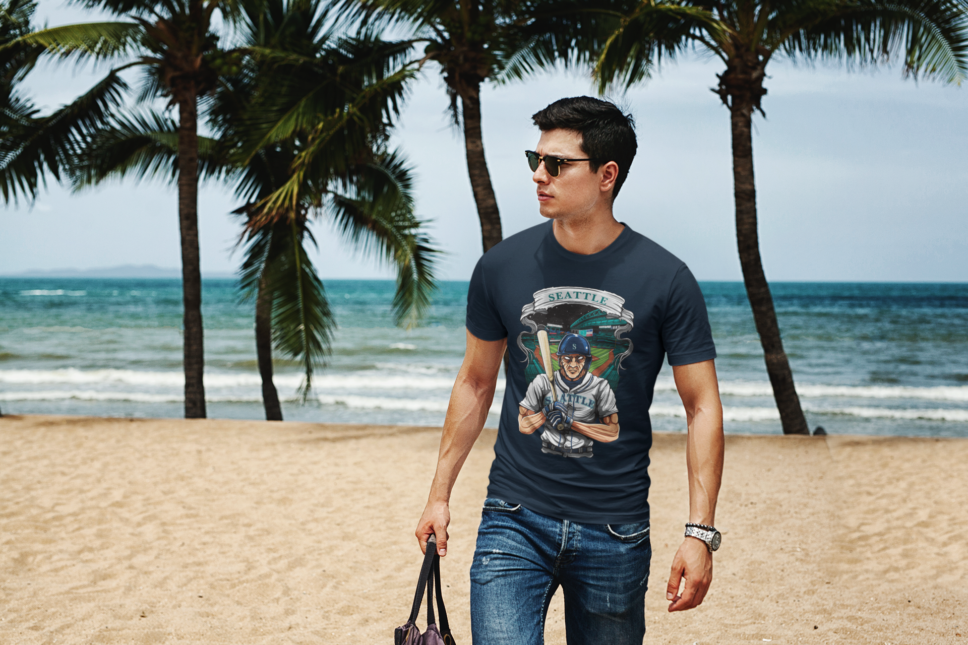Seattle Baseball Men's Graphic T-Shirt