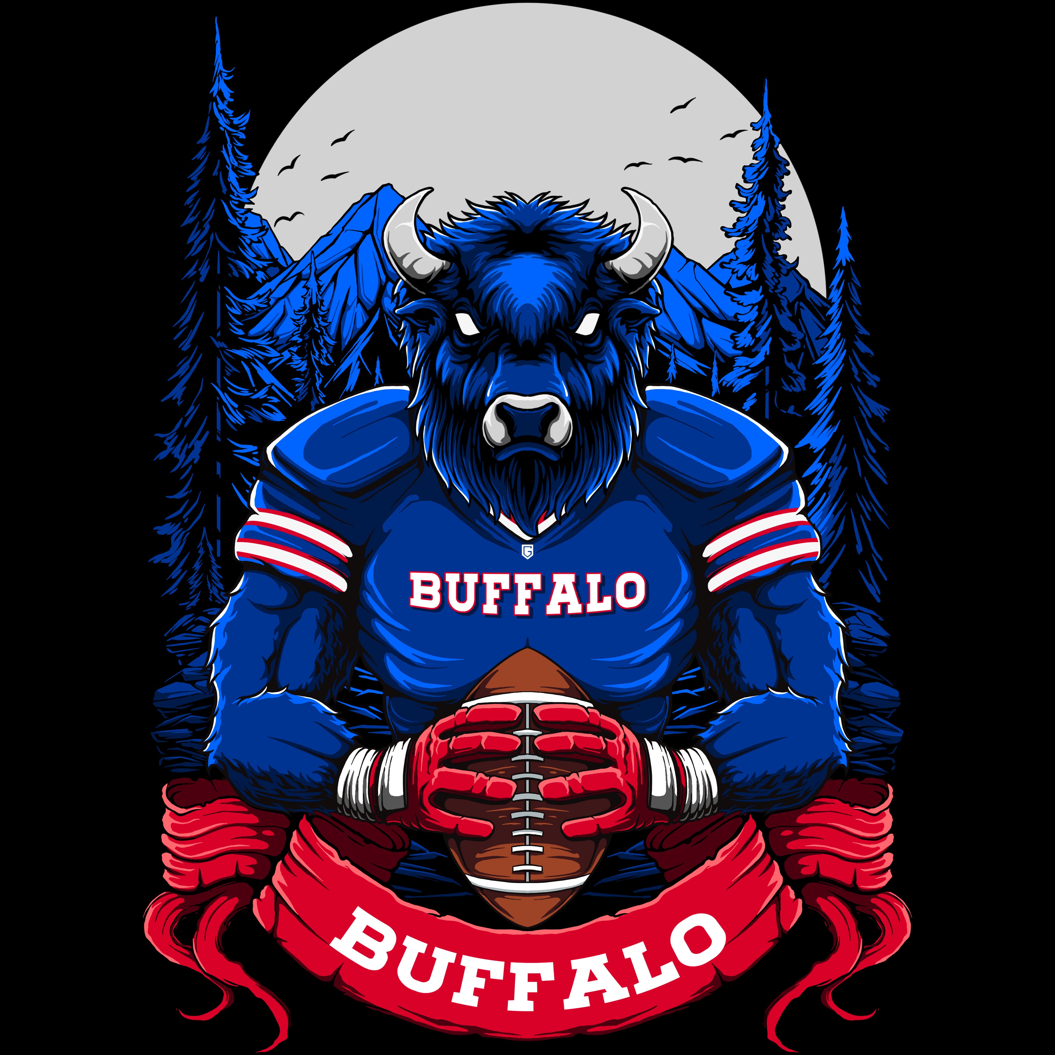 Buffalo Football Men's Graphic Sweatshirt