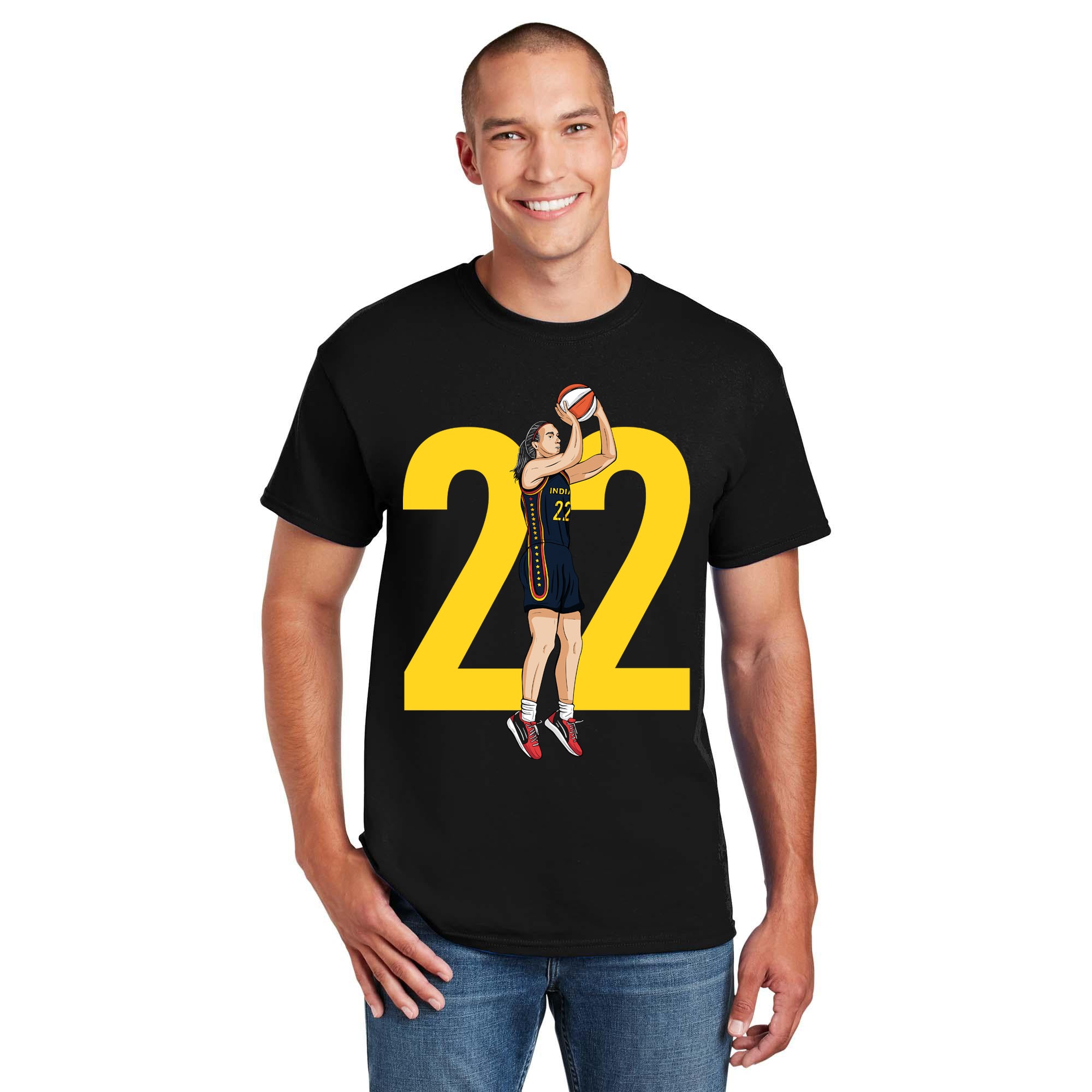 Caitlin Indiana Player #22 Basketball Men's Women's T-Shirt