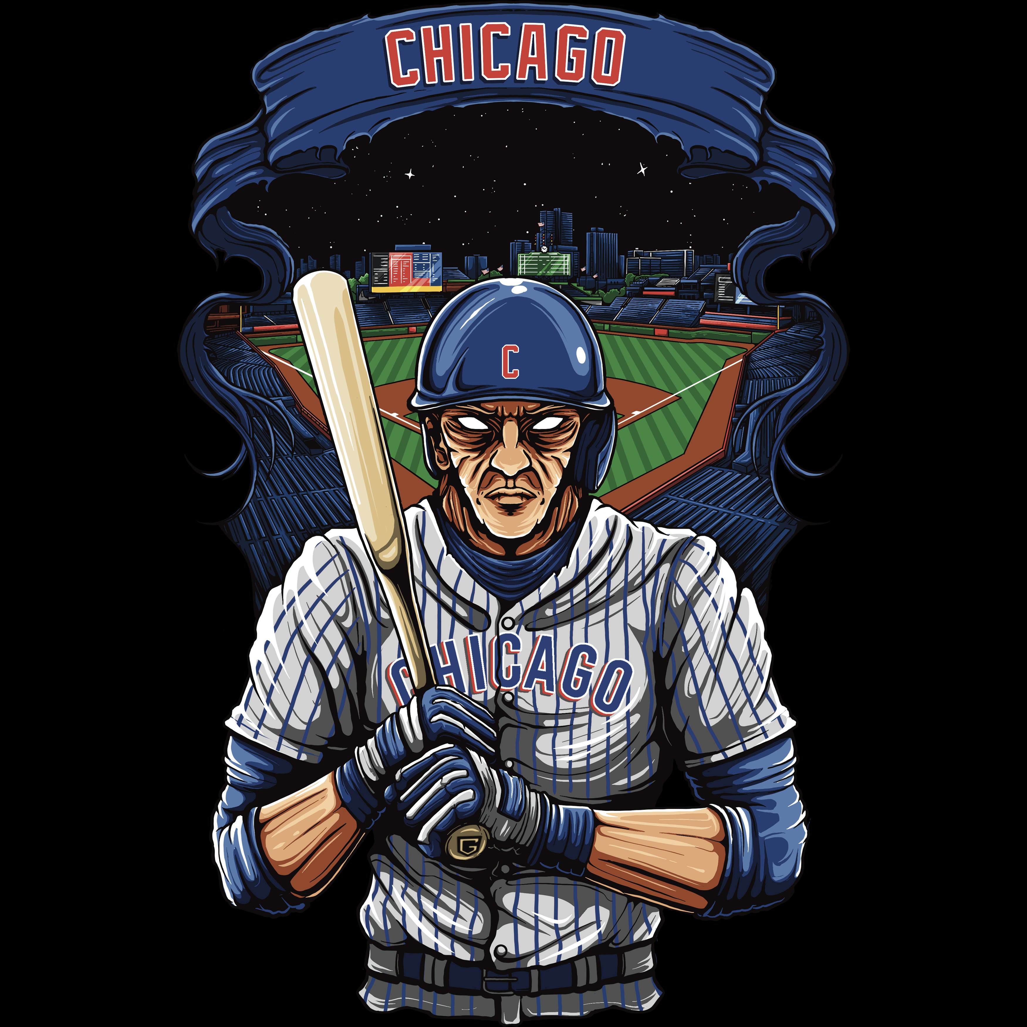 Chicago Baseball Men's Graphic Sweatshirt