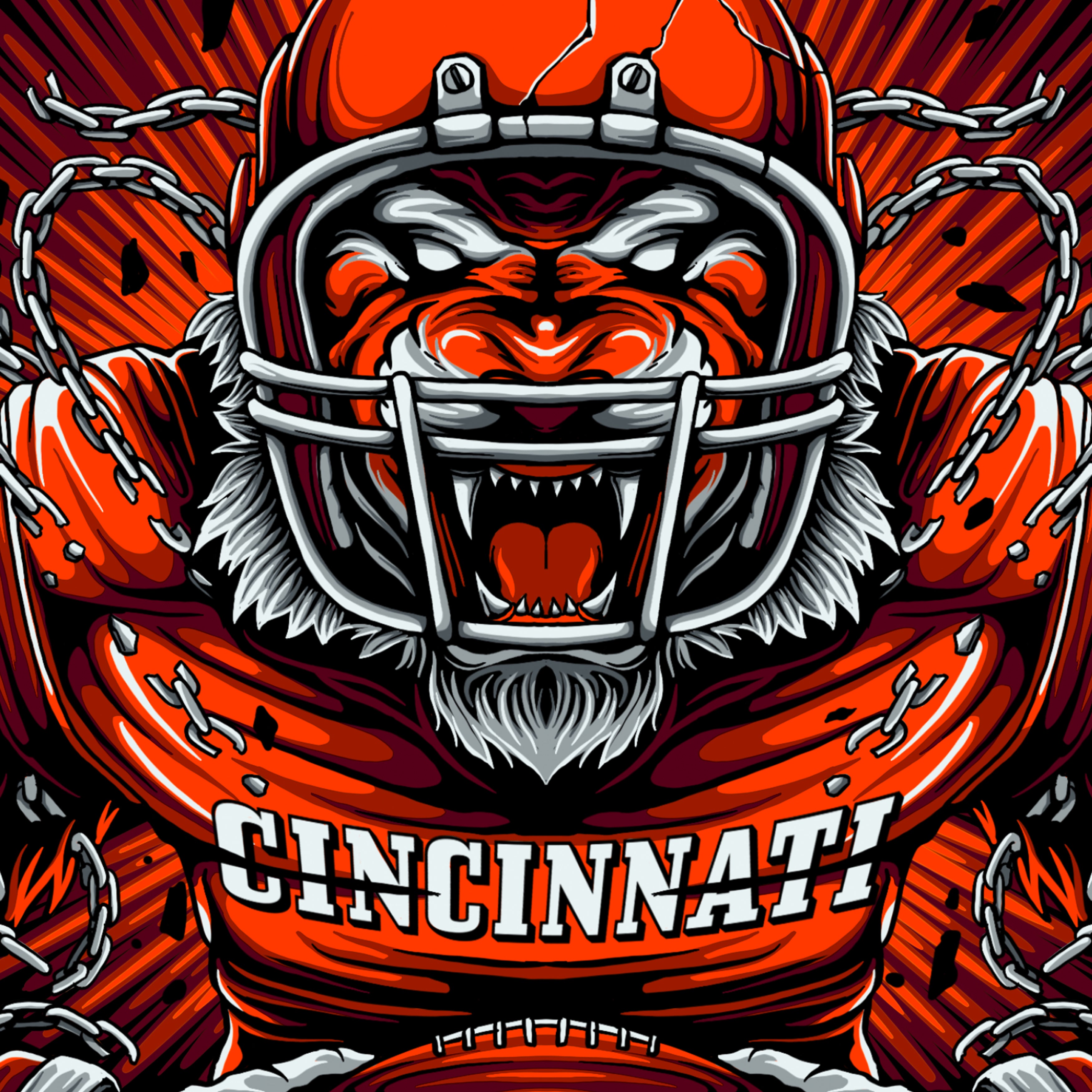 Cincinnati Football Men's Graphic Sweatshirt