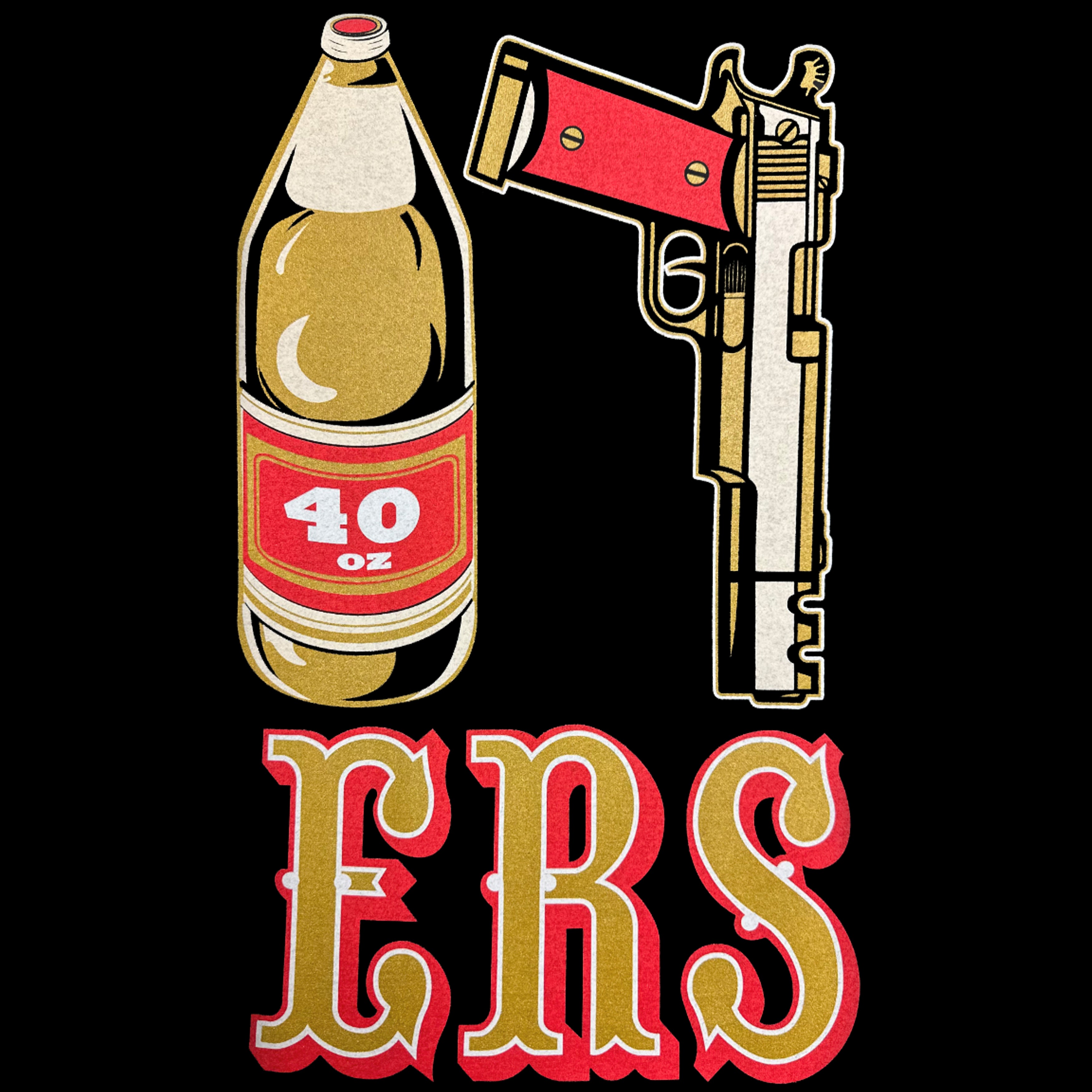 San Francisco 40 Nine Ners Football Mens T-Shirt