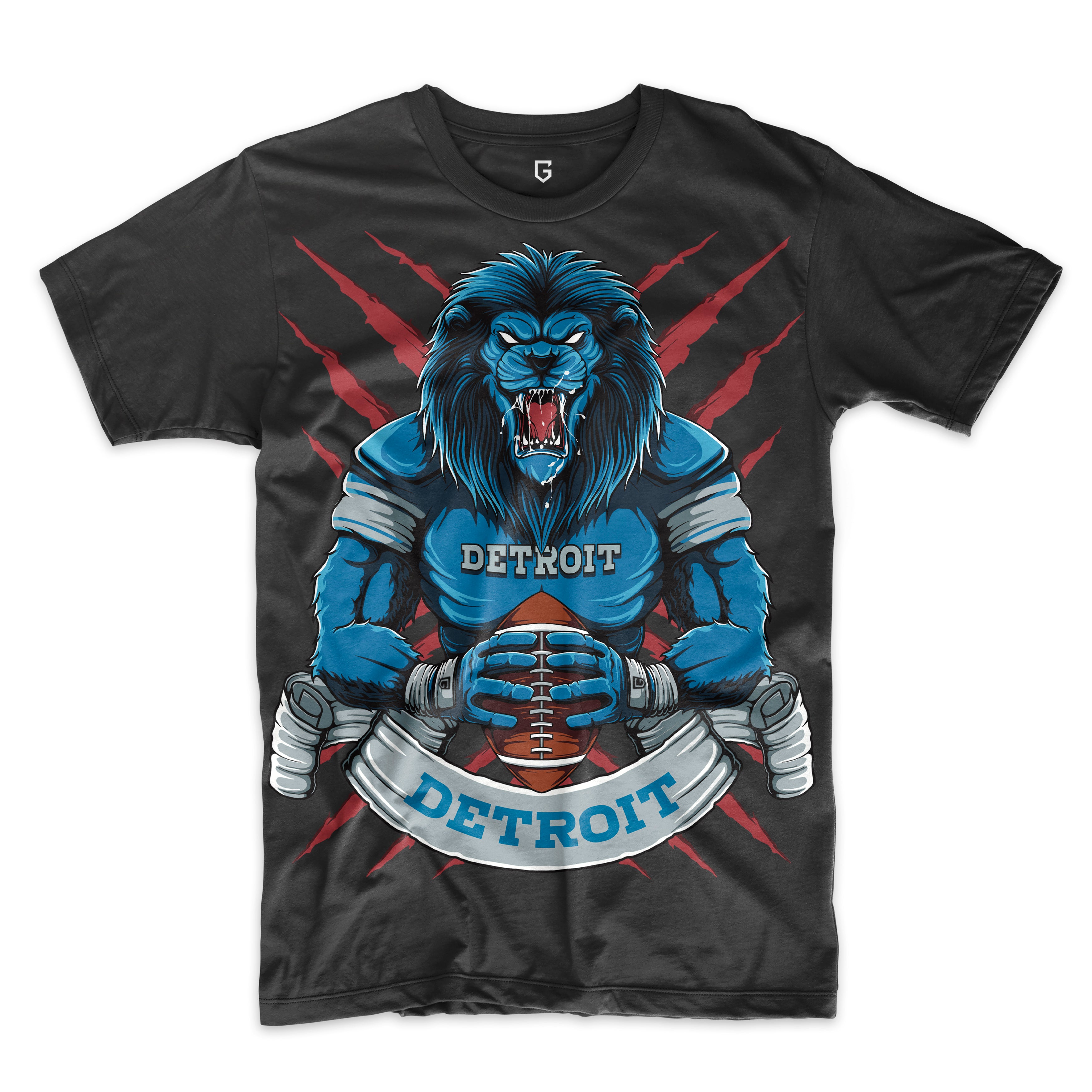 Detroit Football Men's T-Shirt