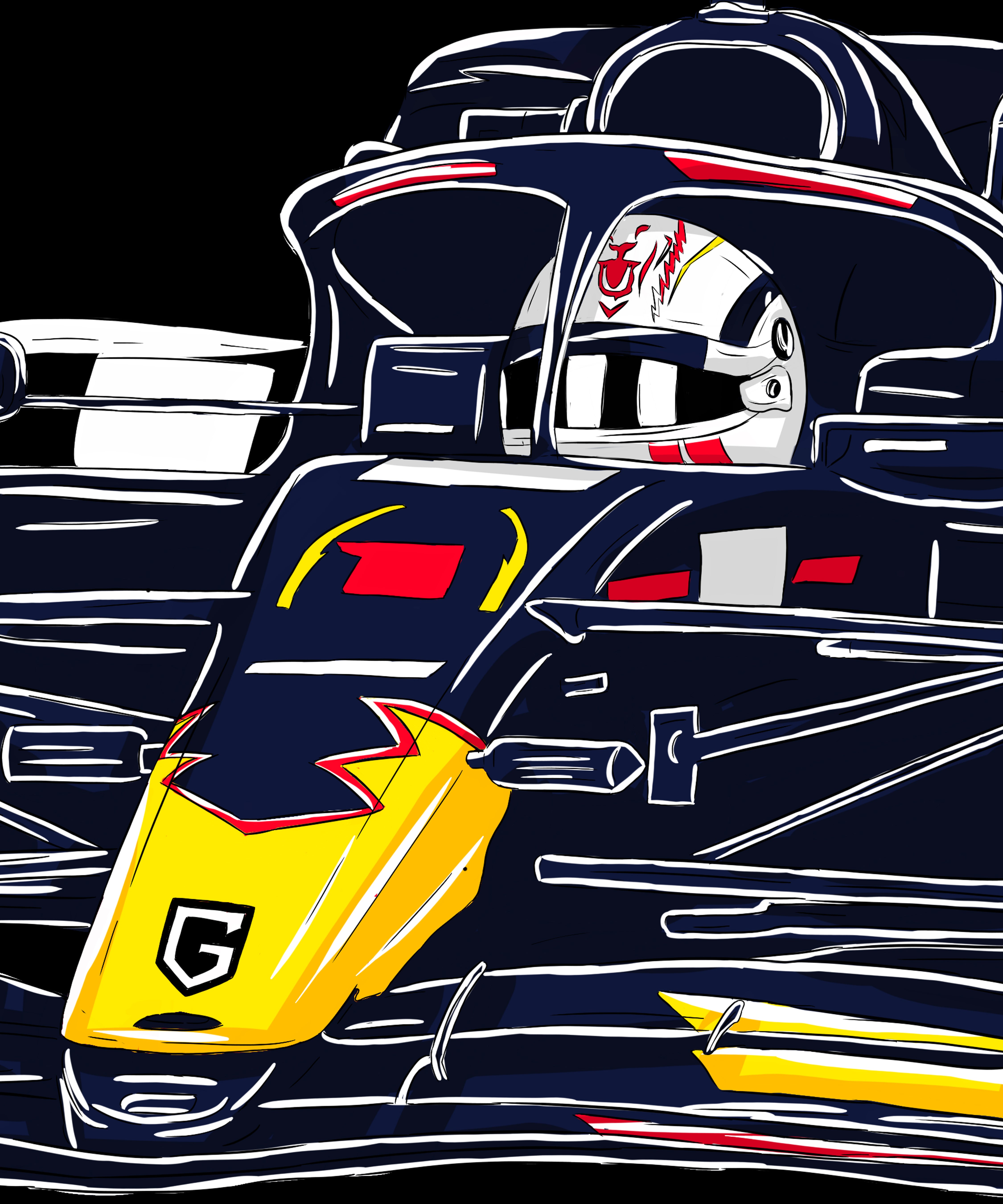 Formula Racing - Max #1 - Men's Graphic T-Shirt