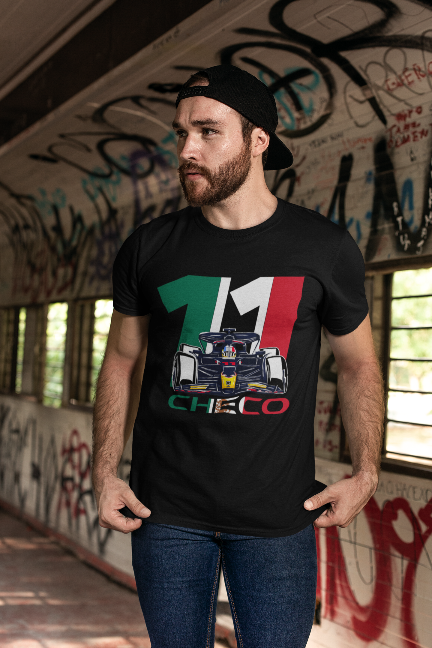 Formula Mexico Racing - Sergio Checo #11 Men's T-Shirt
