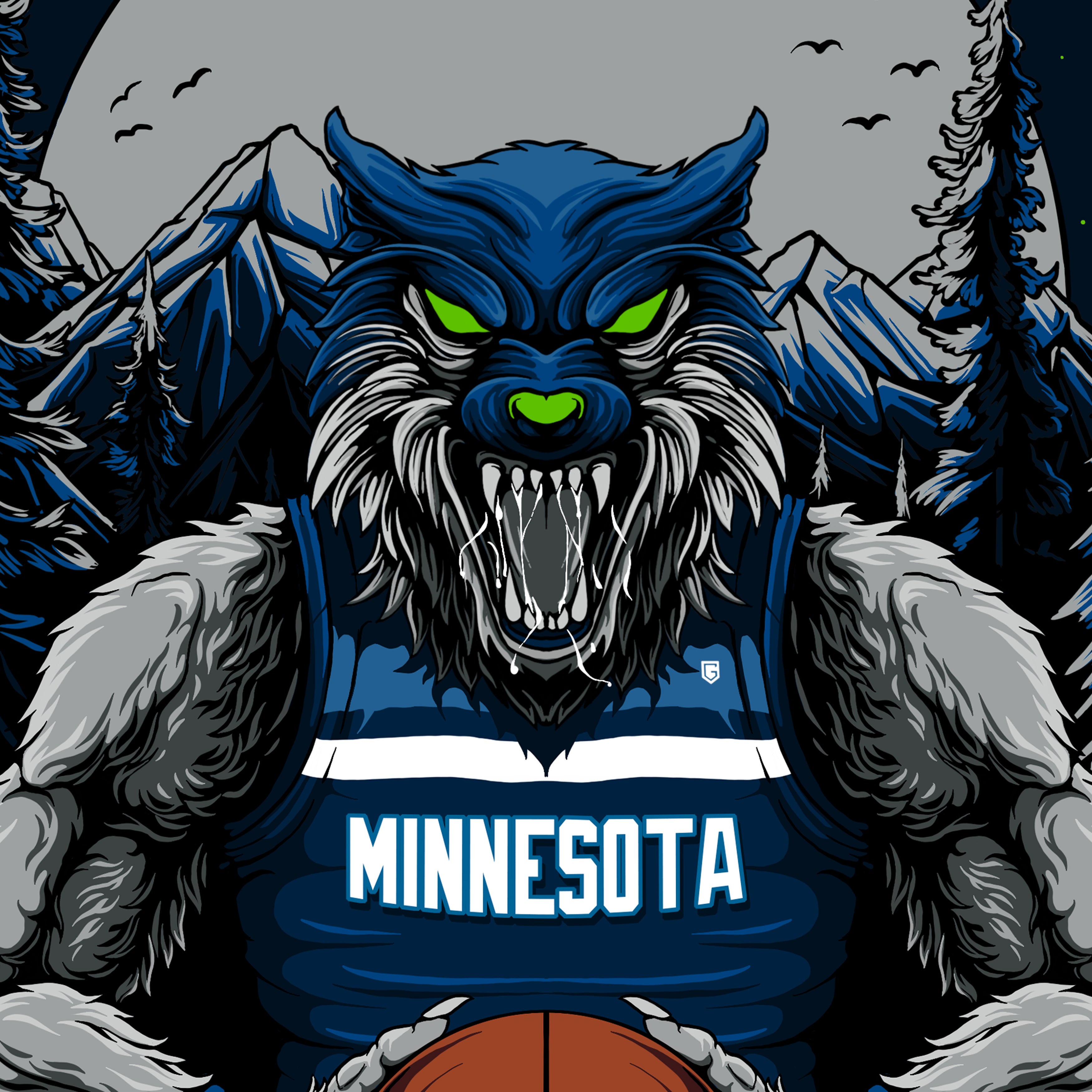 Minnesota Basketball Men's Graphic T-Shirt