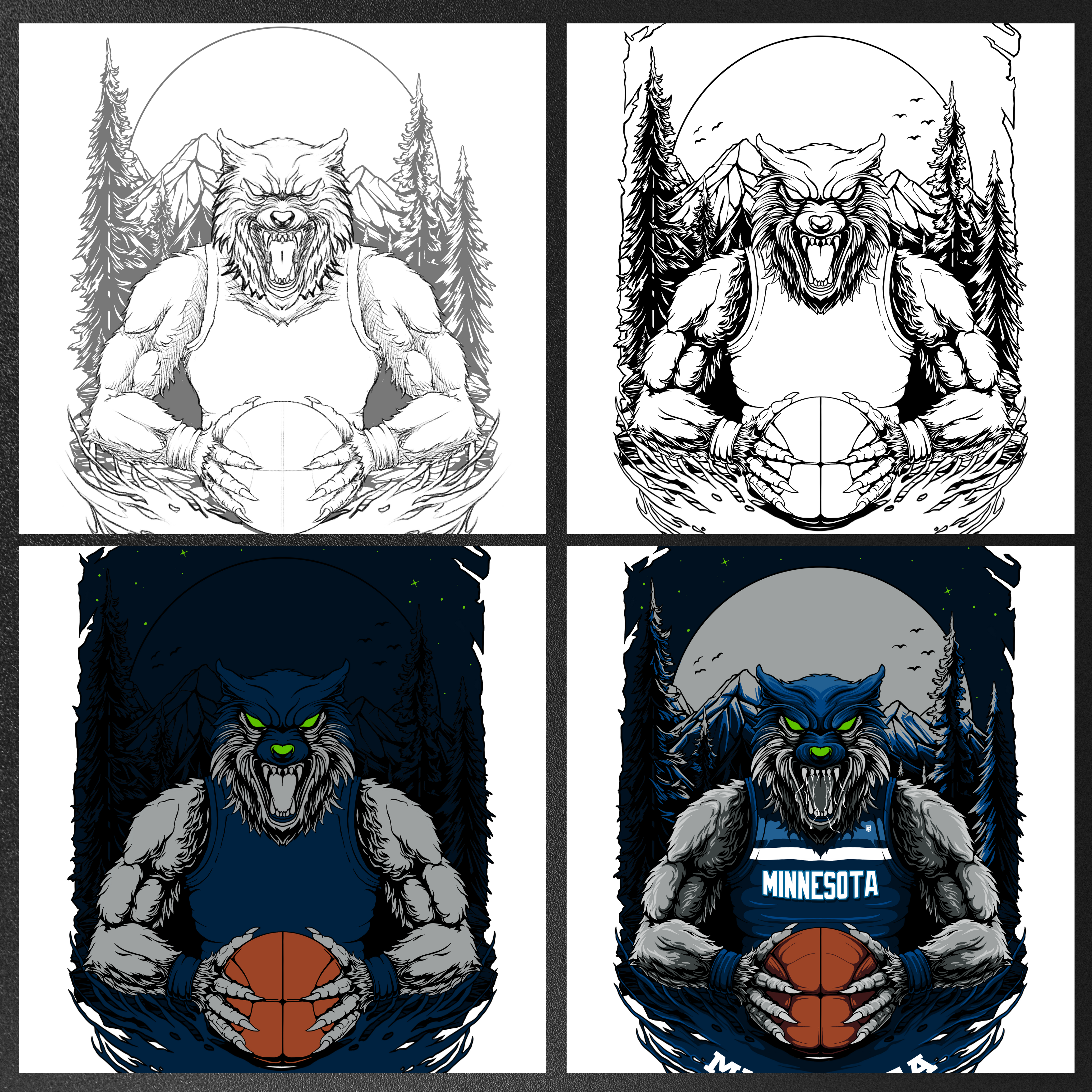 Minnesota Basketball Men's Graphic T-Shirt