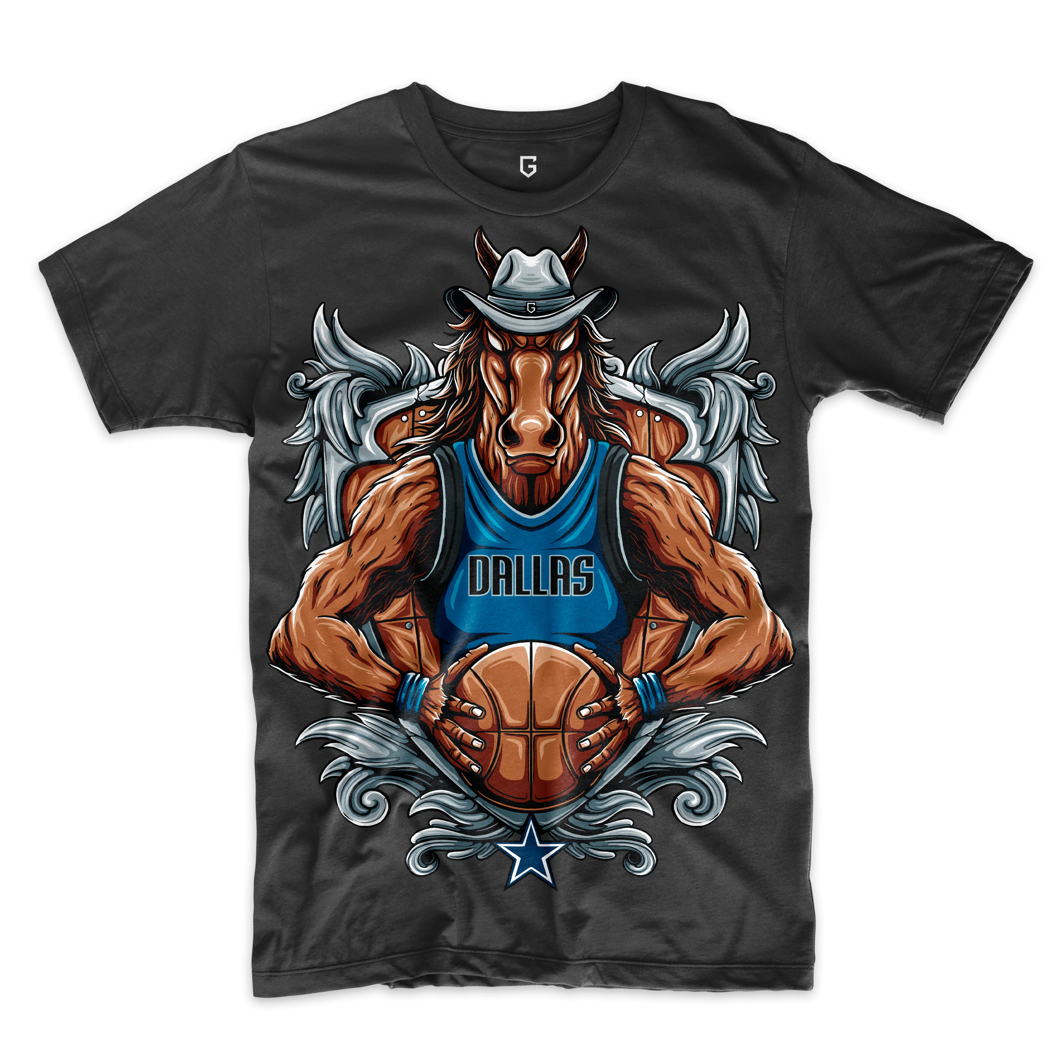 Dallas Basketball Men's Graphic T-Shirt