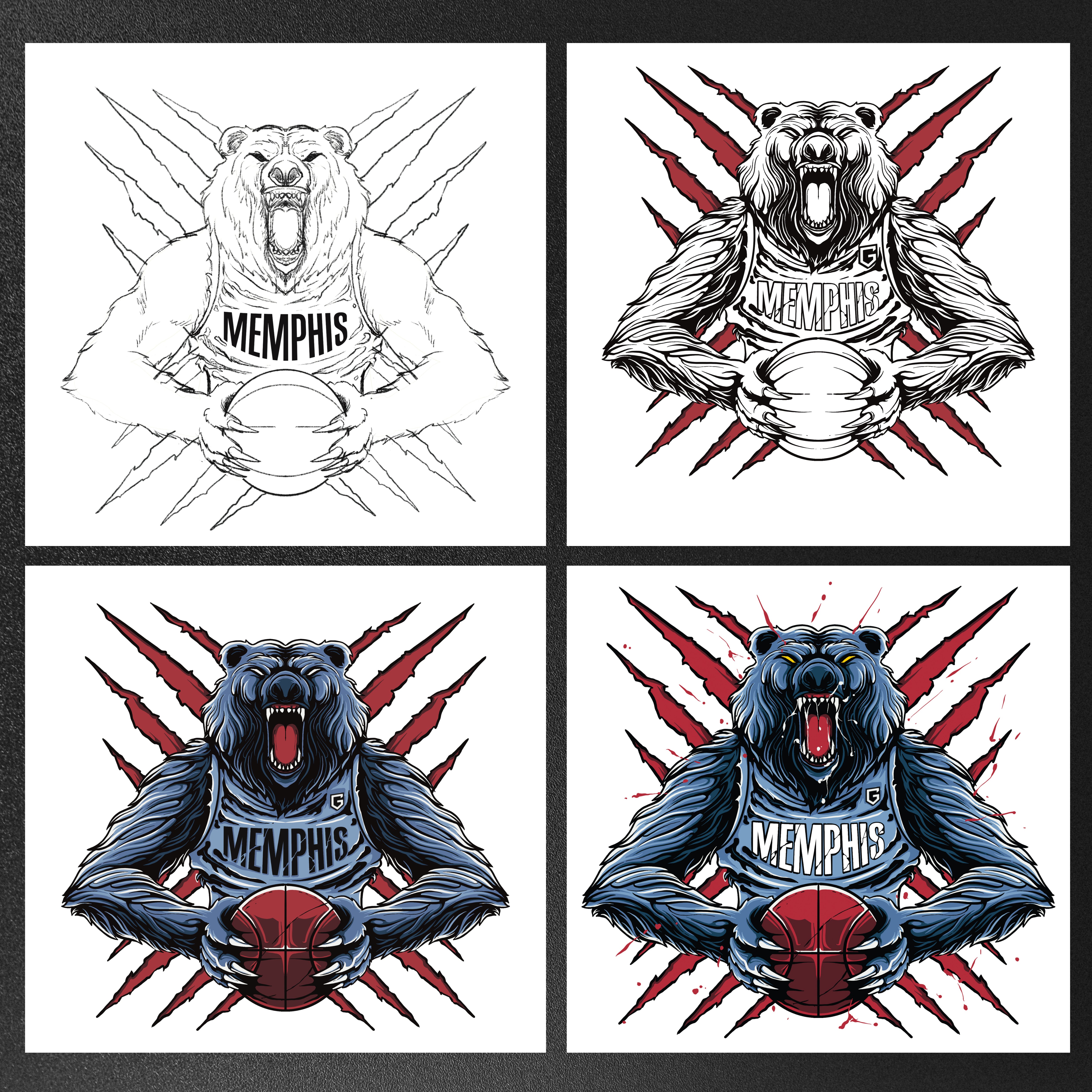 Memphis Basketball 4XL 5XL Men's T-Shirt
