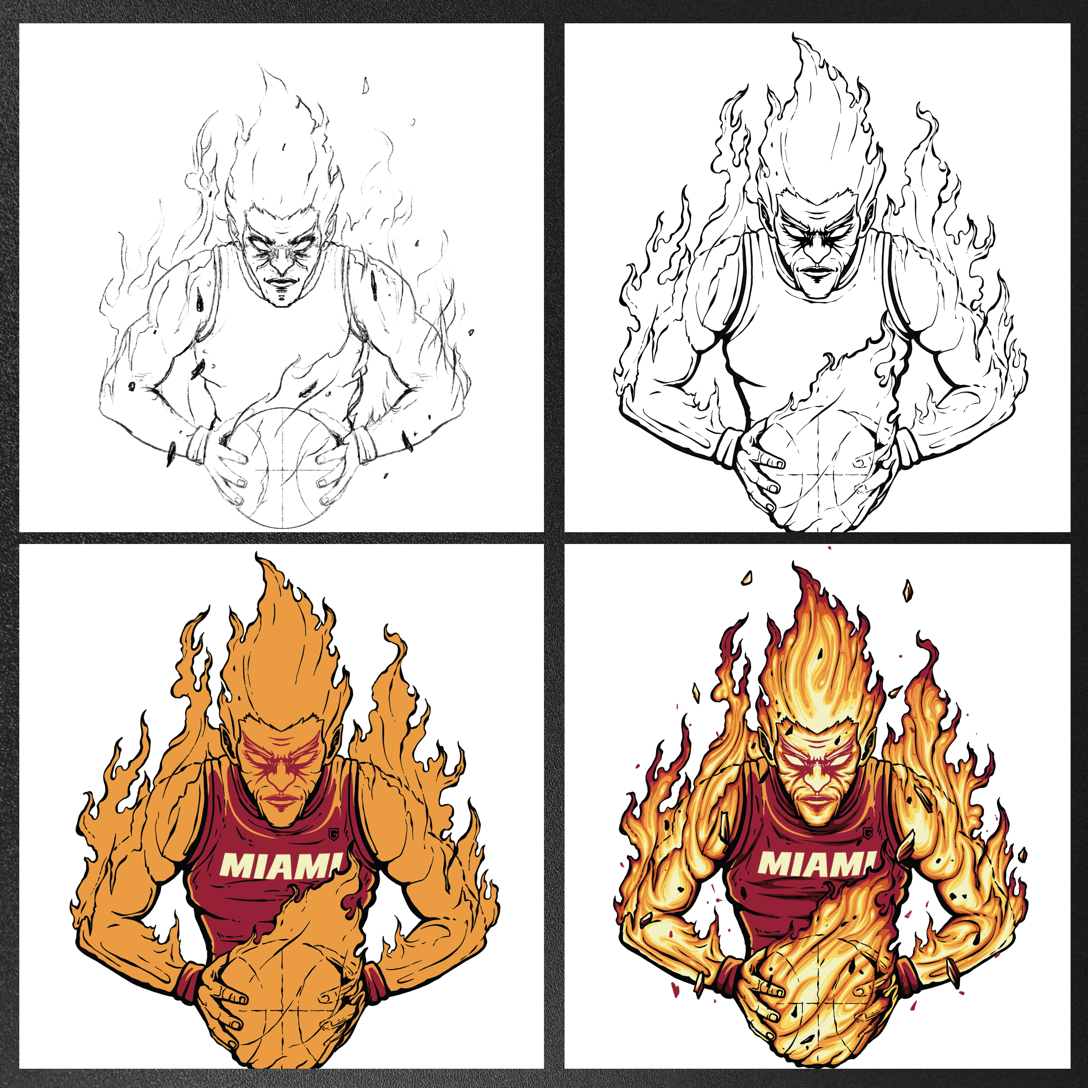 Miami Basketball Men's T-Shirt