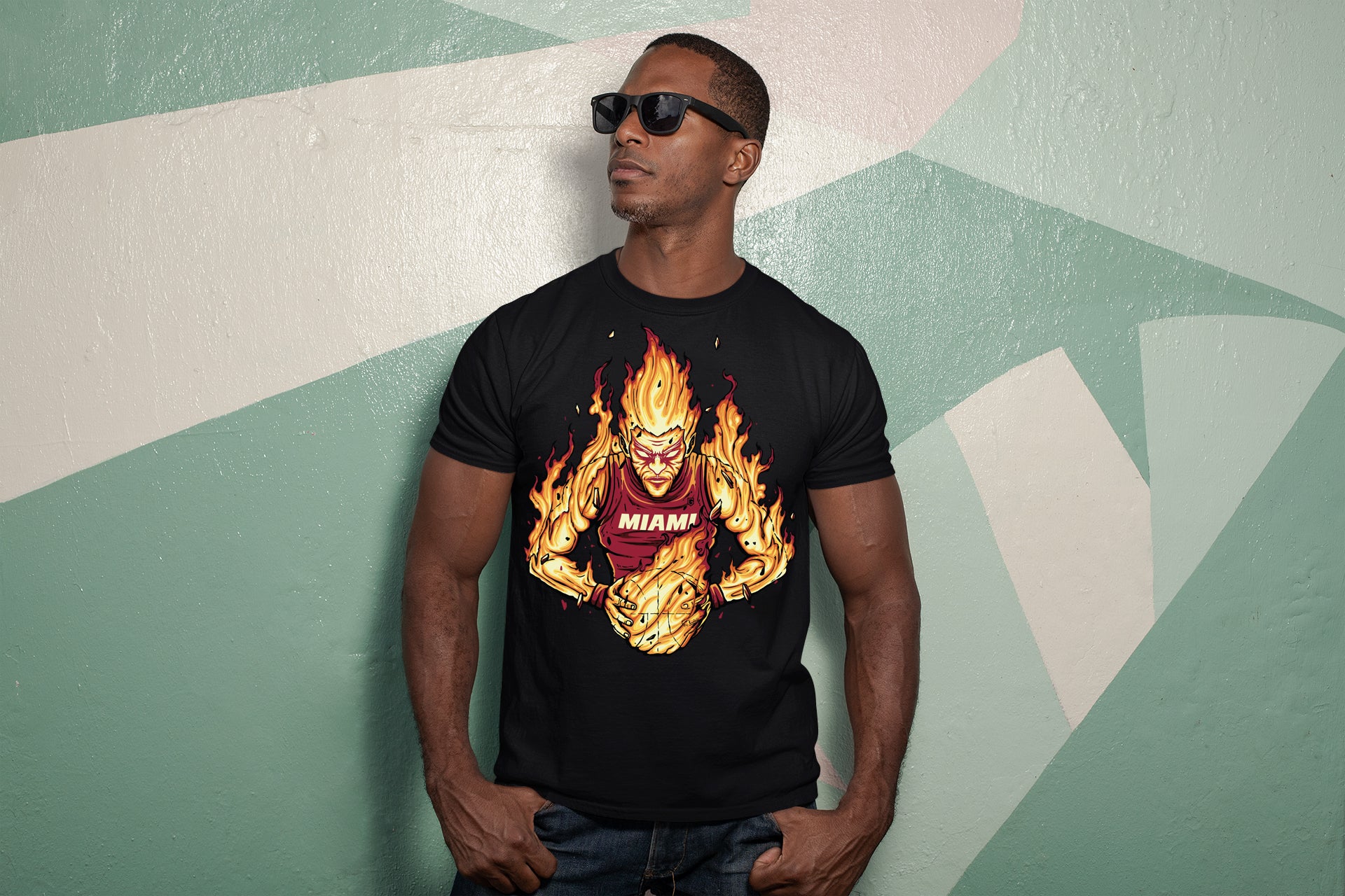 Miami Basketball Men's T-Shirt