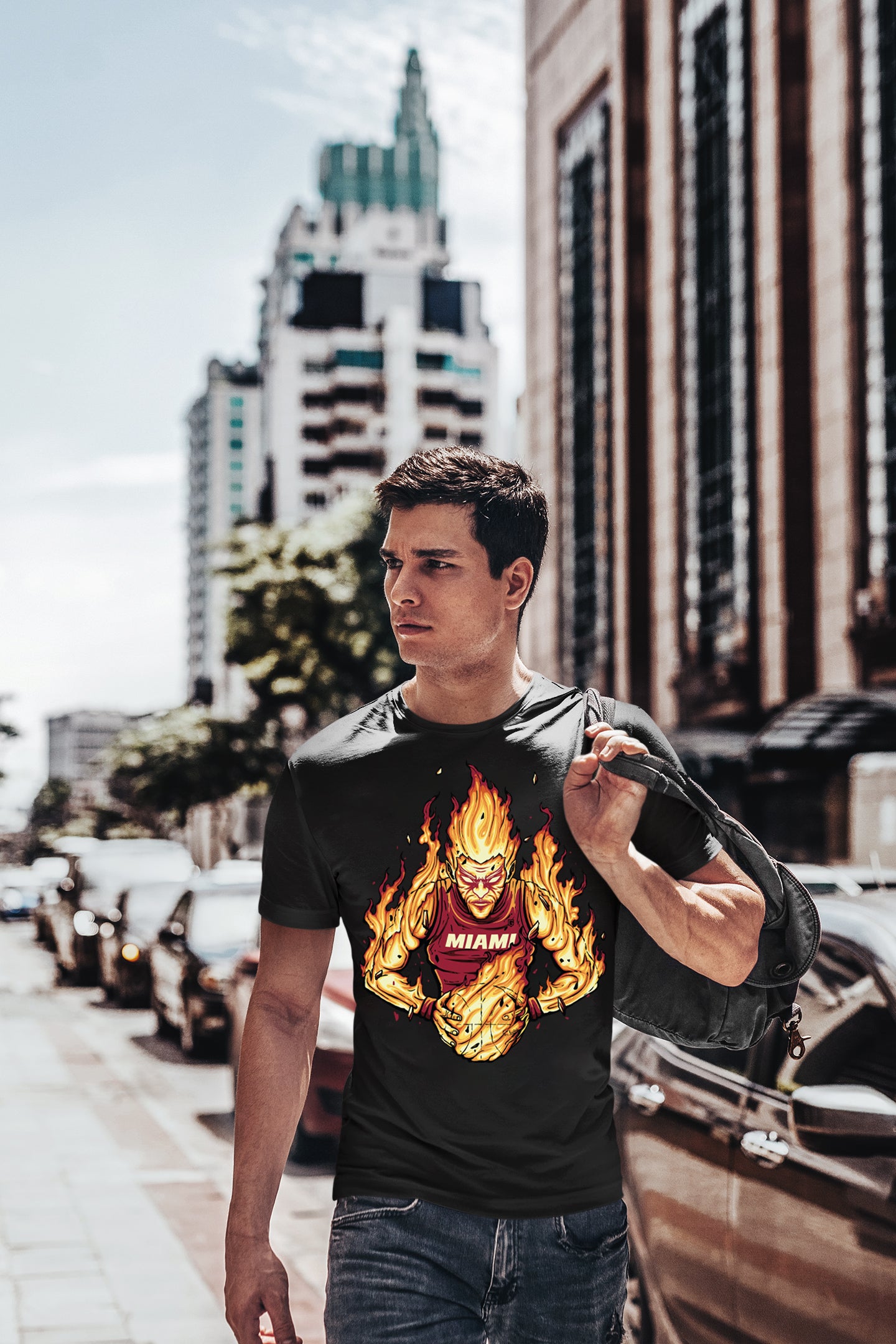 Miami Basketball Men's T-Shirt