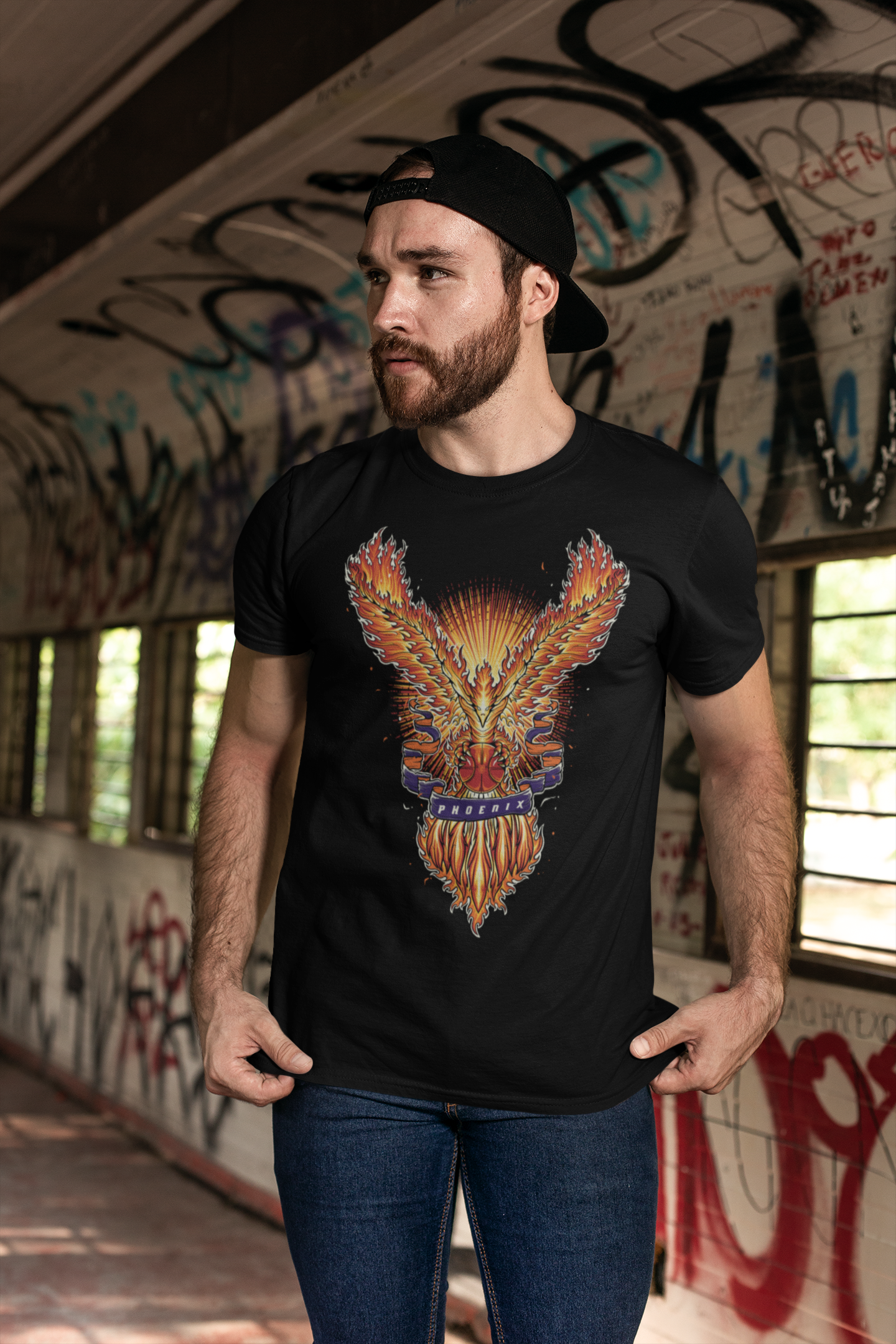 Phoenix Basketball Men's Graphic T-Shirt
