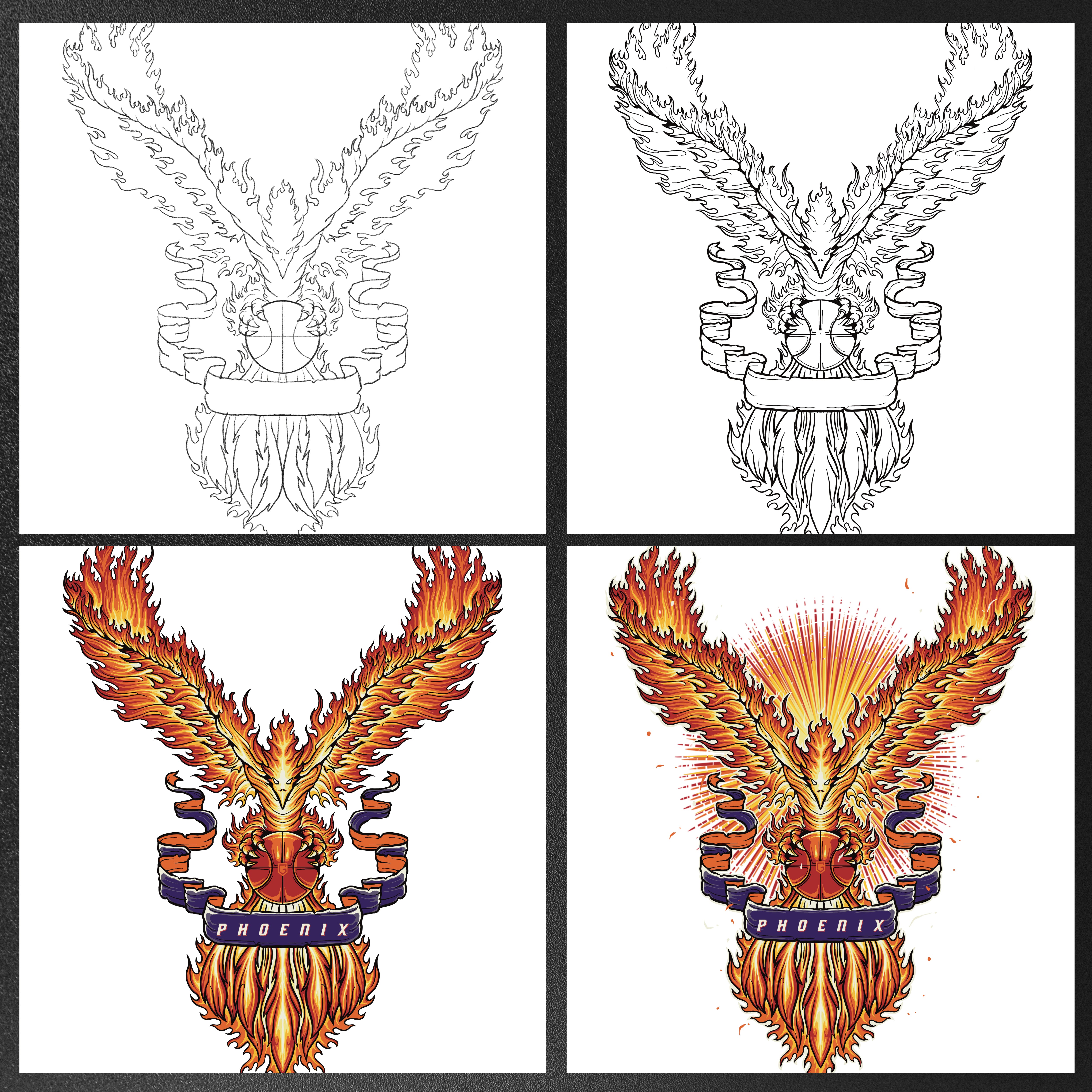 Phoenix Basketball Men's Graphic T-Shirt