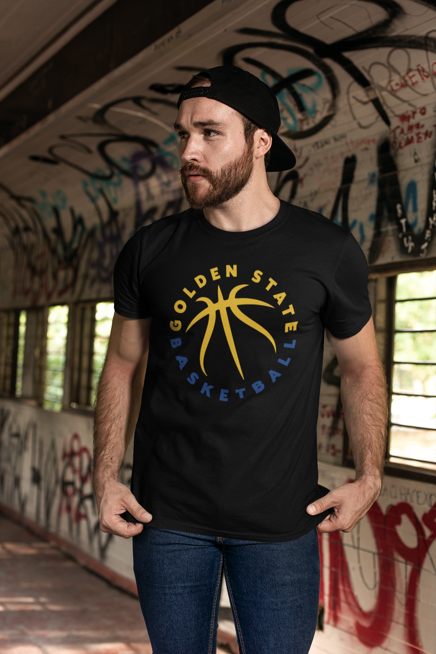 Golden State Basketball Seams Men's T-Shirt
