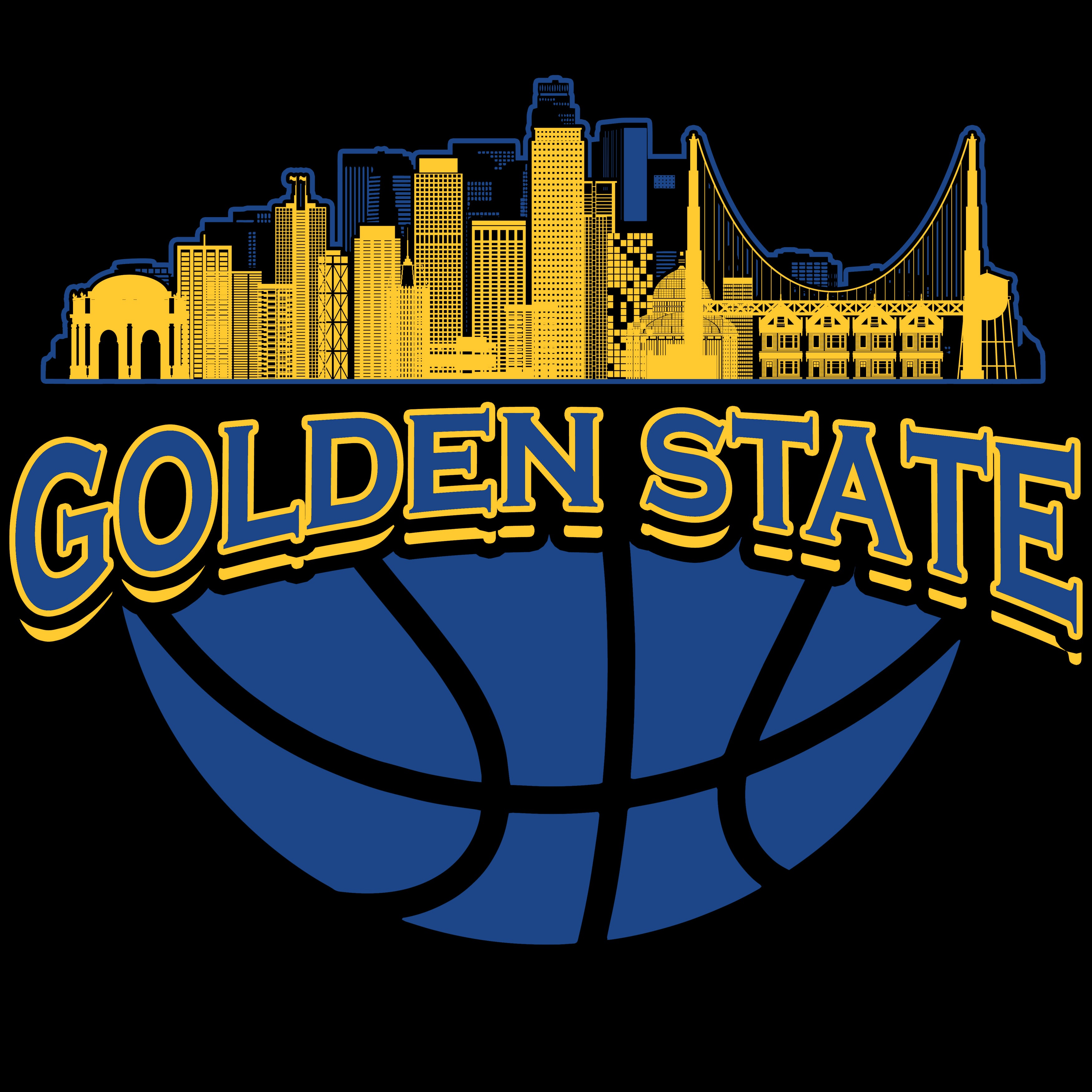 Golden State Basketball Skyline Men's T-Shirt