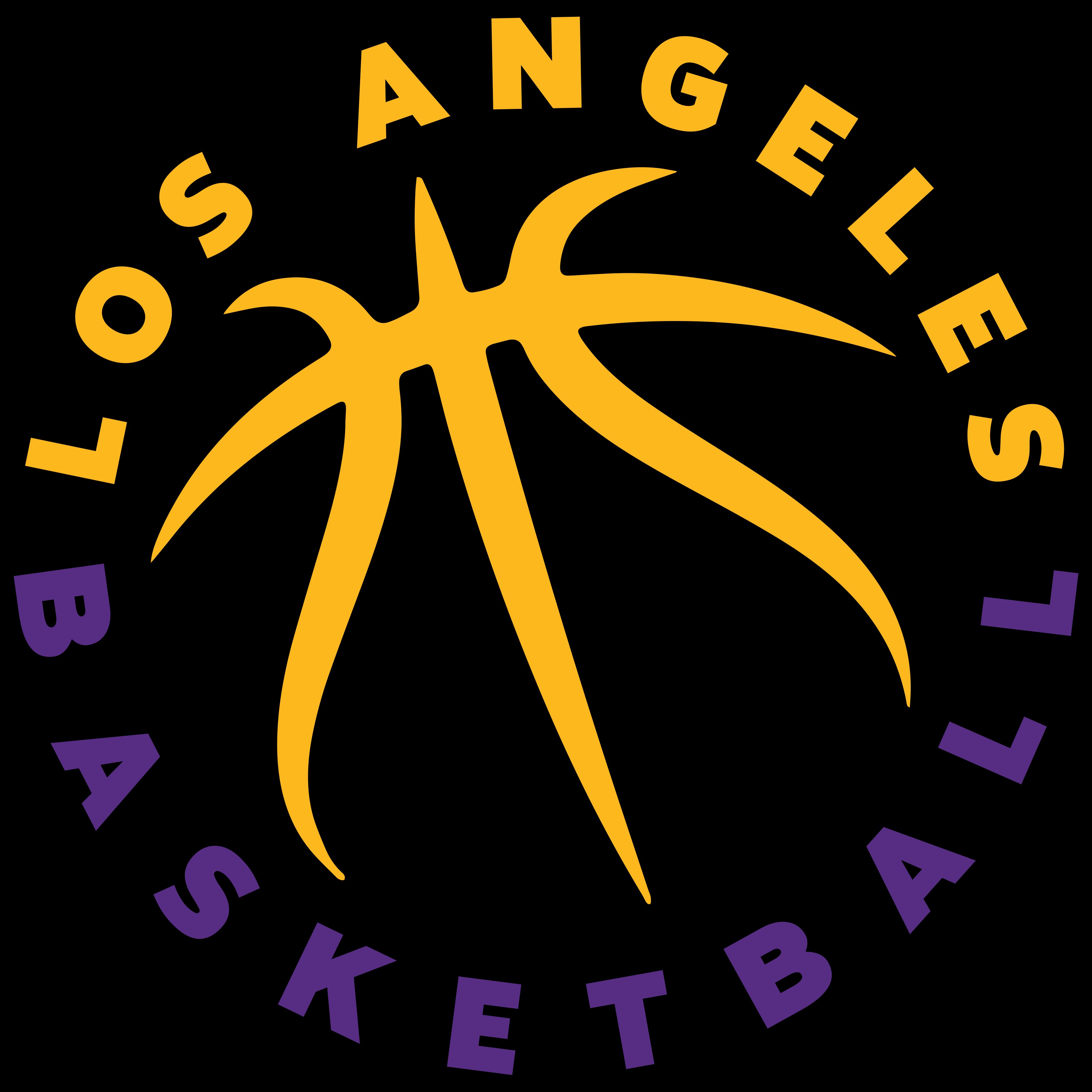 Los Angeles Basketball Seams Men's T-Shirt