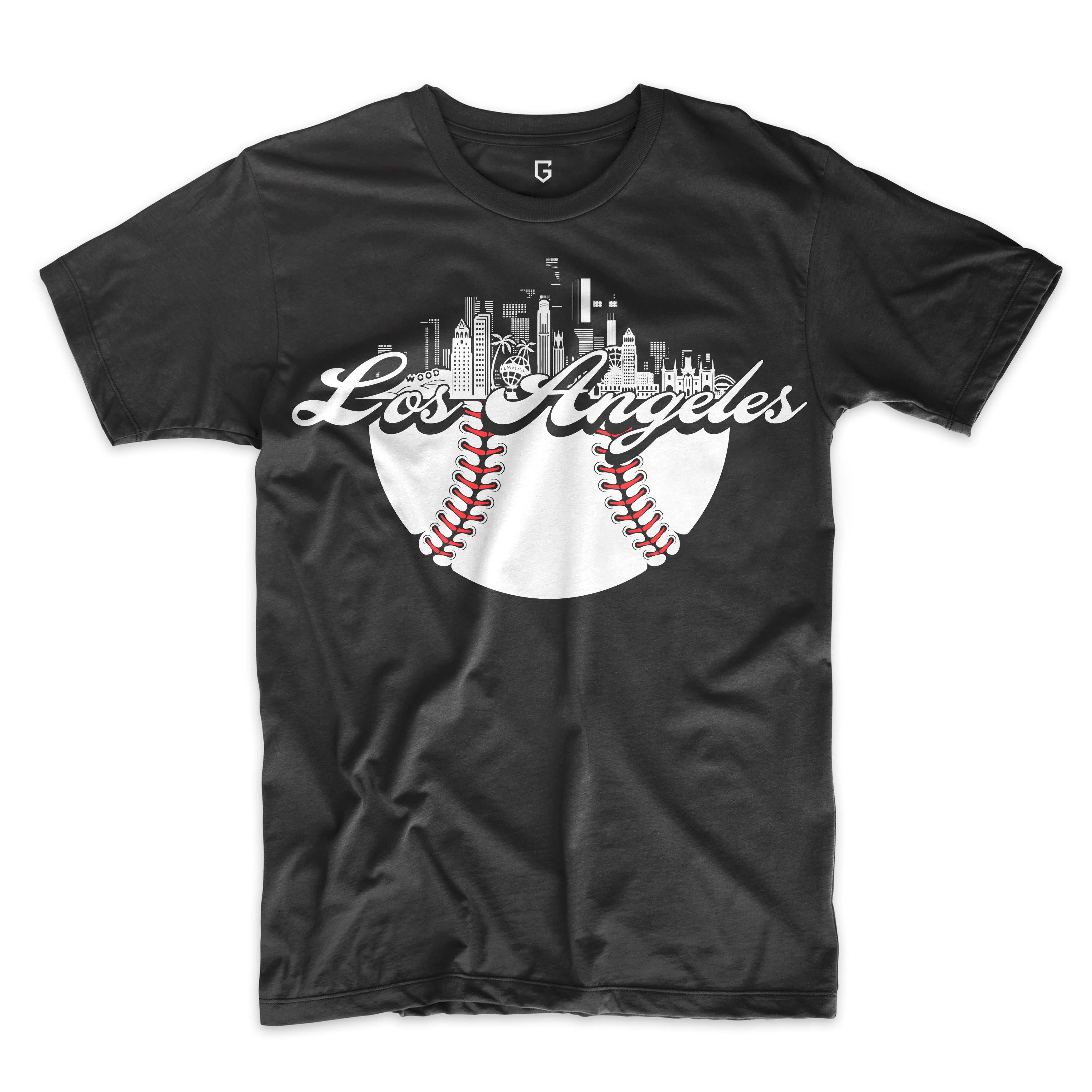 Los Angeles Baseball Skyline Classic Men's T-Shirt