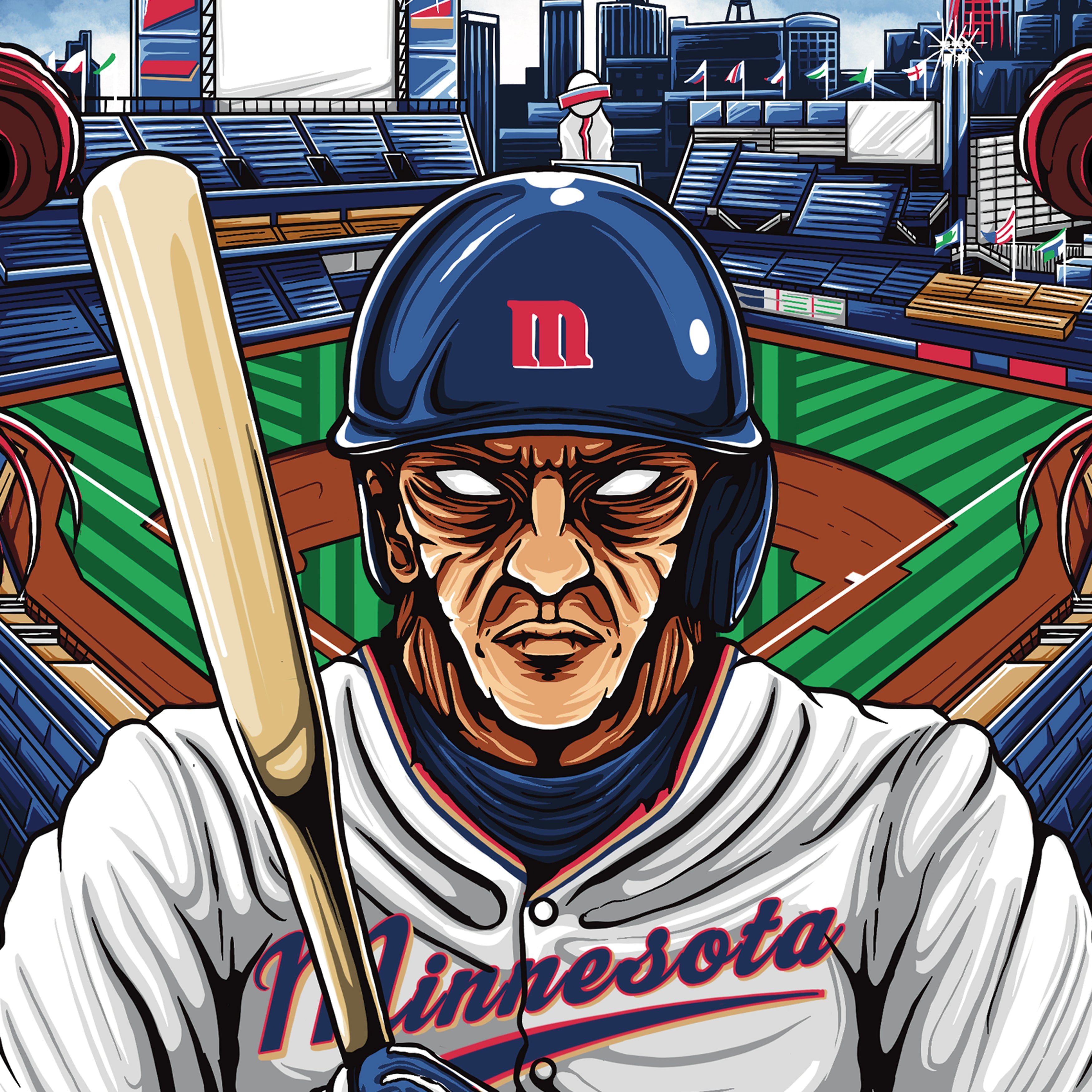 Minnesota Baseball Men's Graphic Sweatshirt