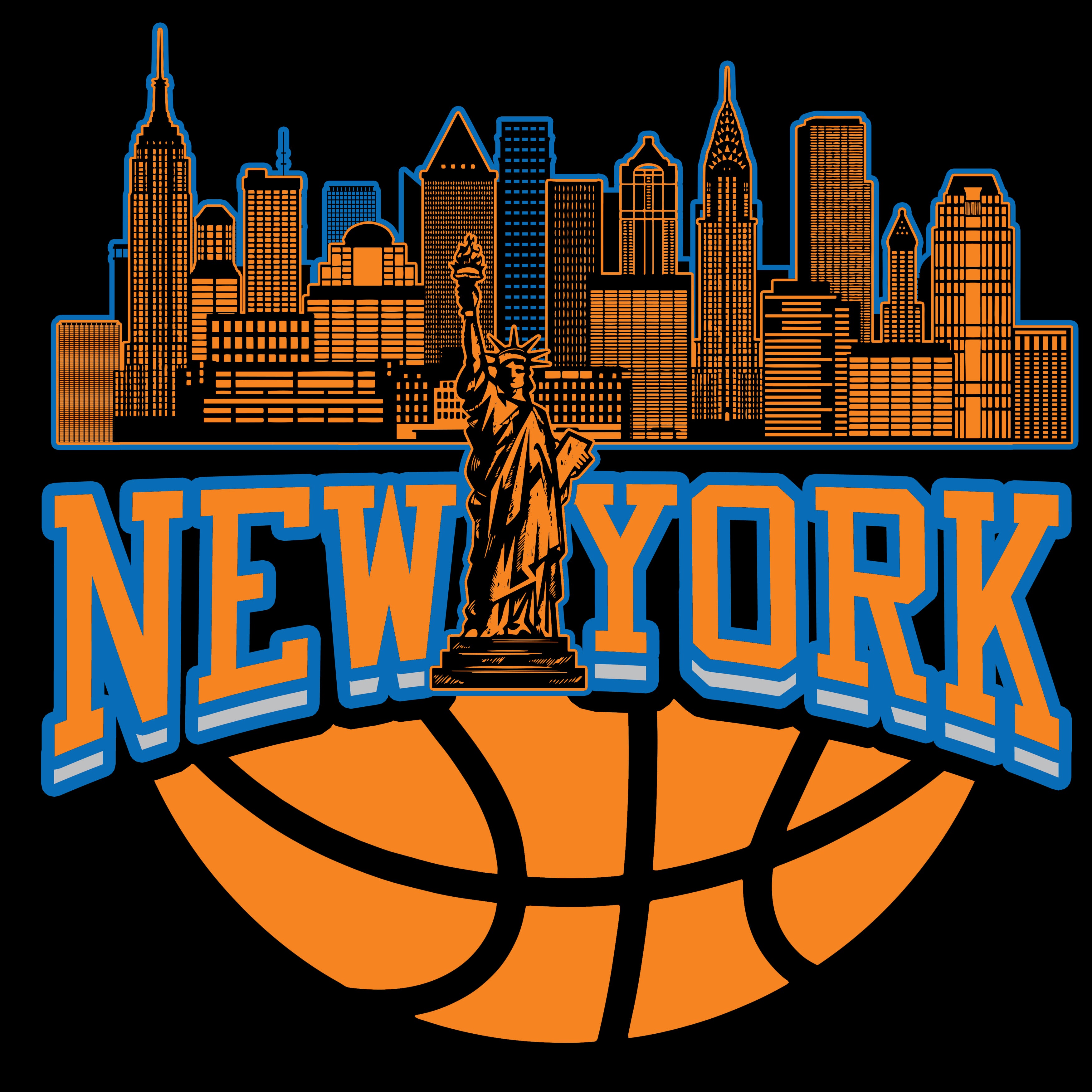 New York Basketball Skyline Hoodie