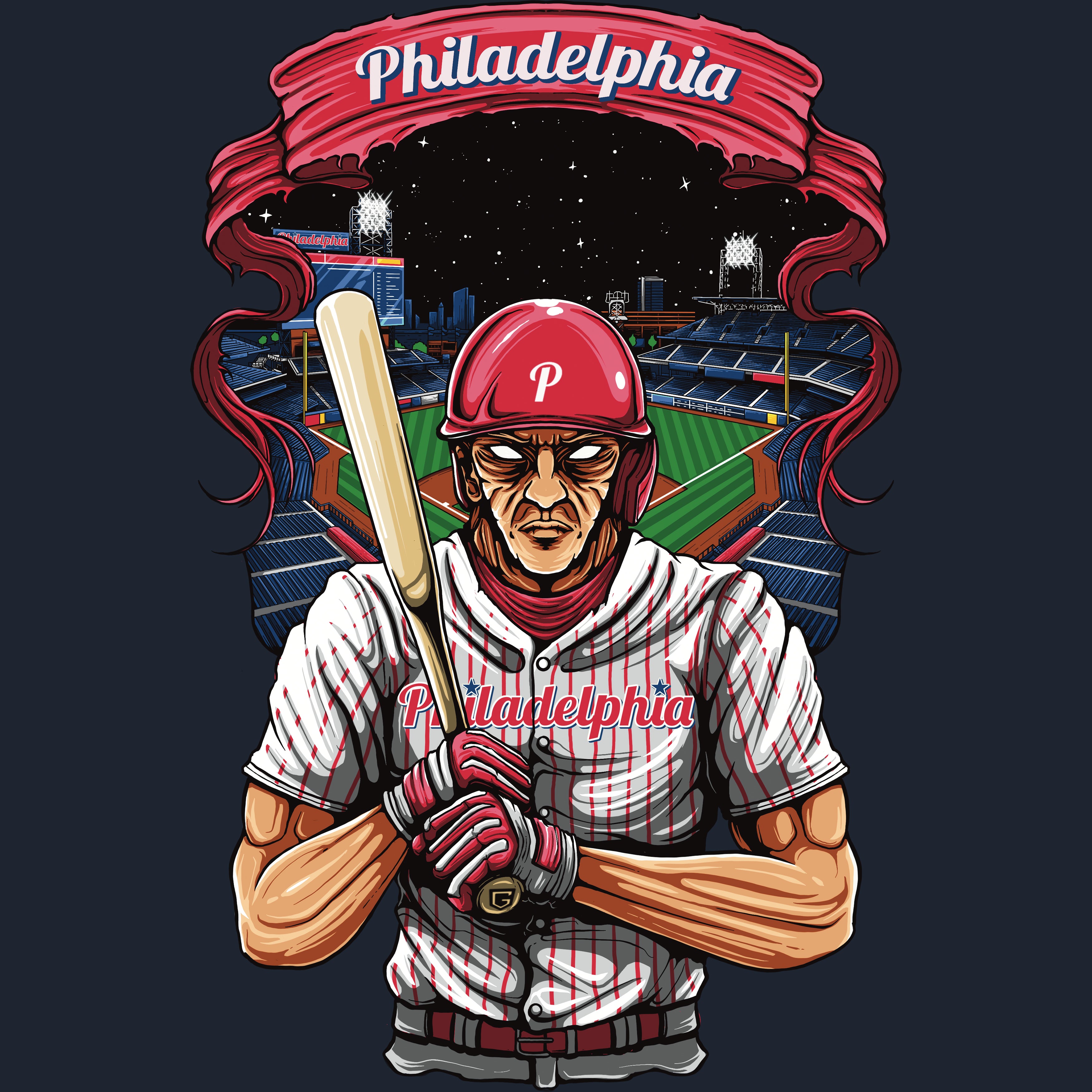Philadelphia Baseball Men's Graphic T-Shirt