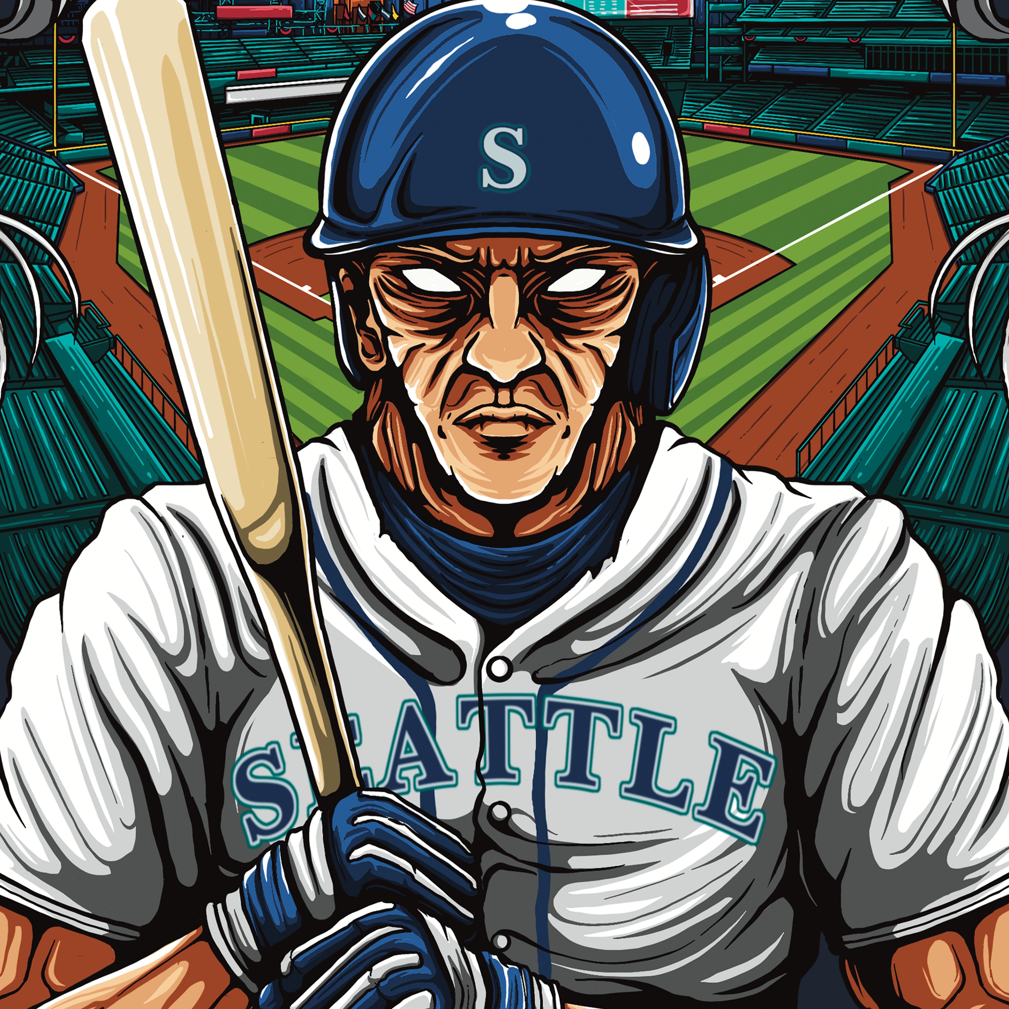 Seattle Baseball Men's Graphic T-Shirt