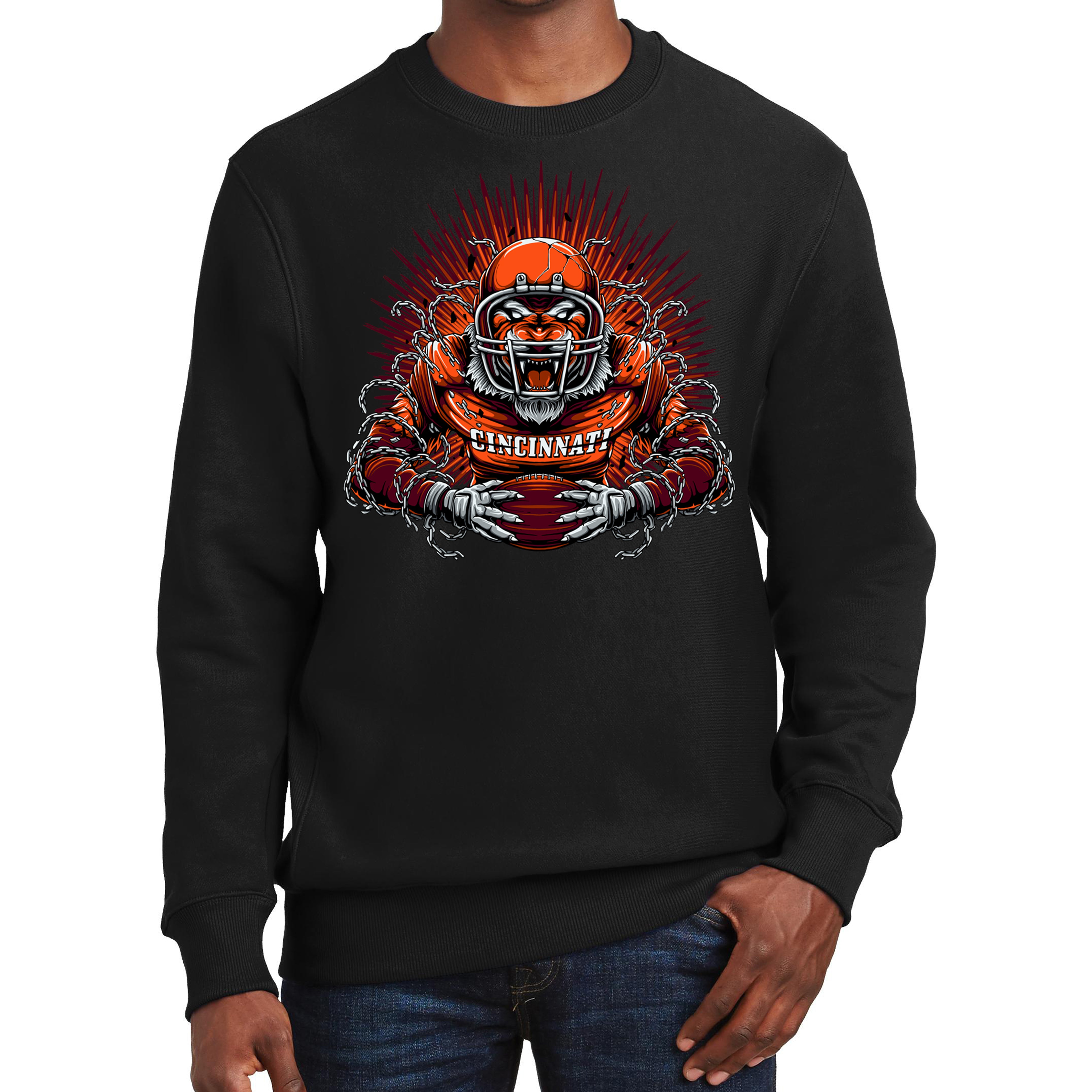 Cincinnati Football Men's Graphic Sweatshirt