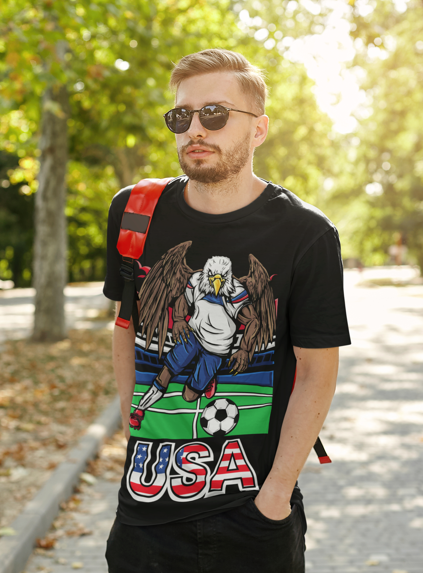 USA Futbol Soccer Men's T-Shirt