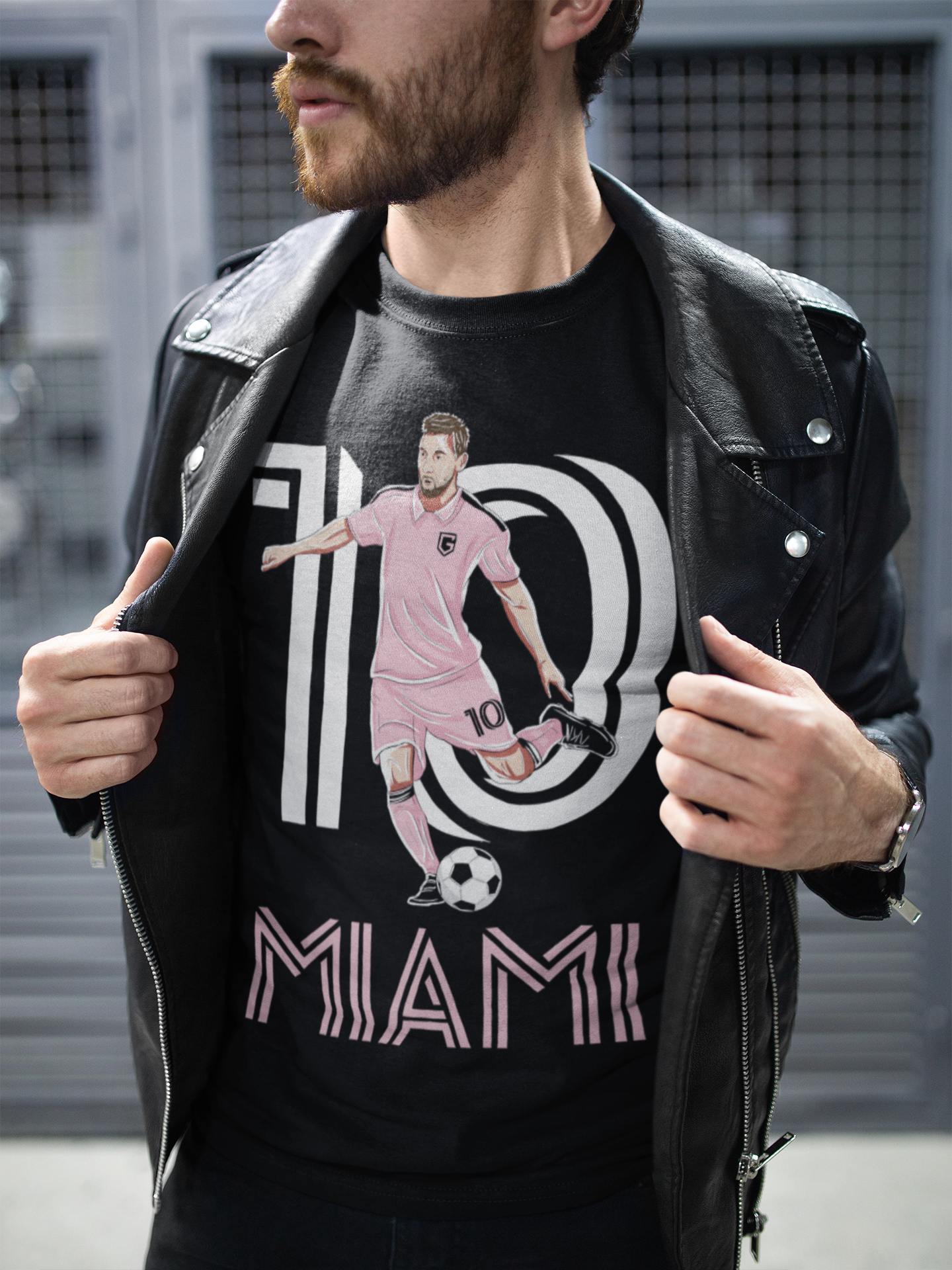 Miami Soccer #10 Men's T-Shirt