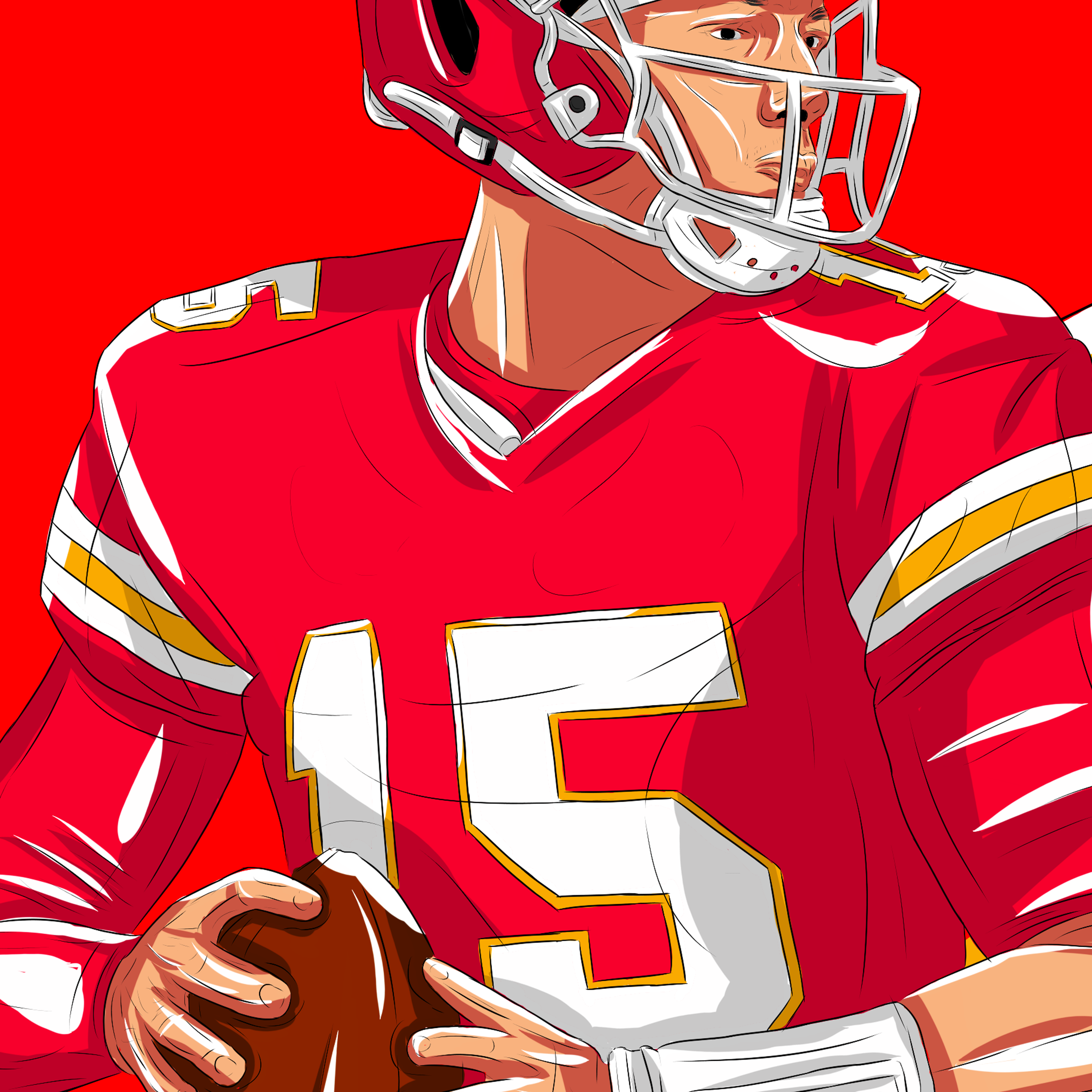 Mahomes Football Men's T-Shirt