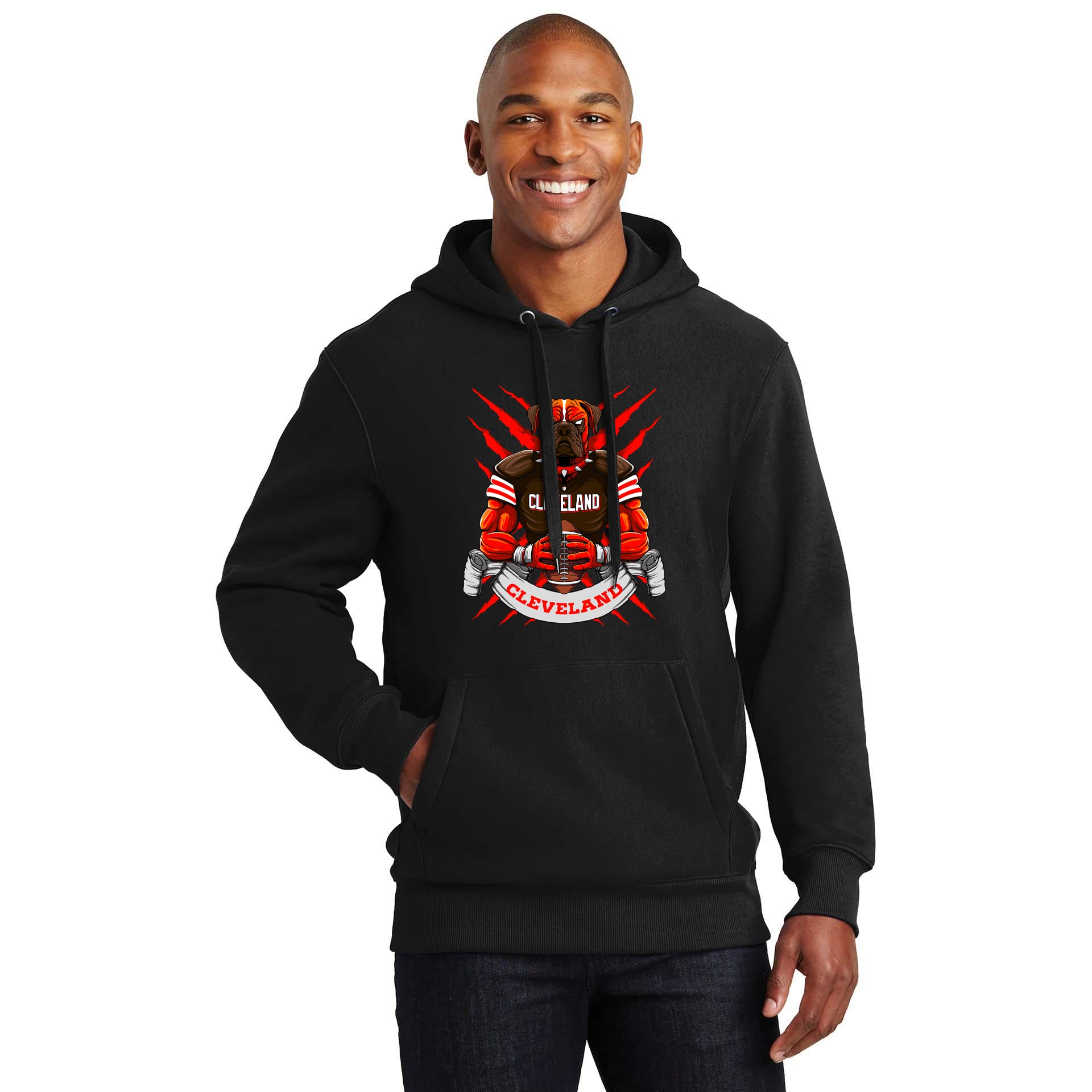 Cleveland Football Men's Graphic Hoodie