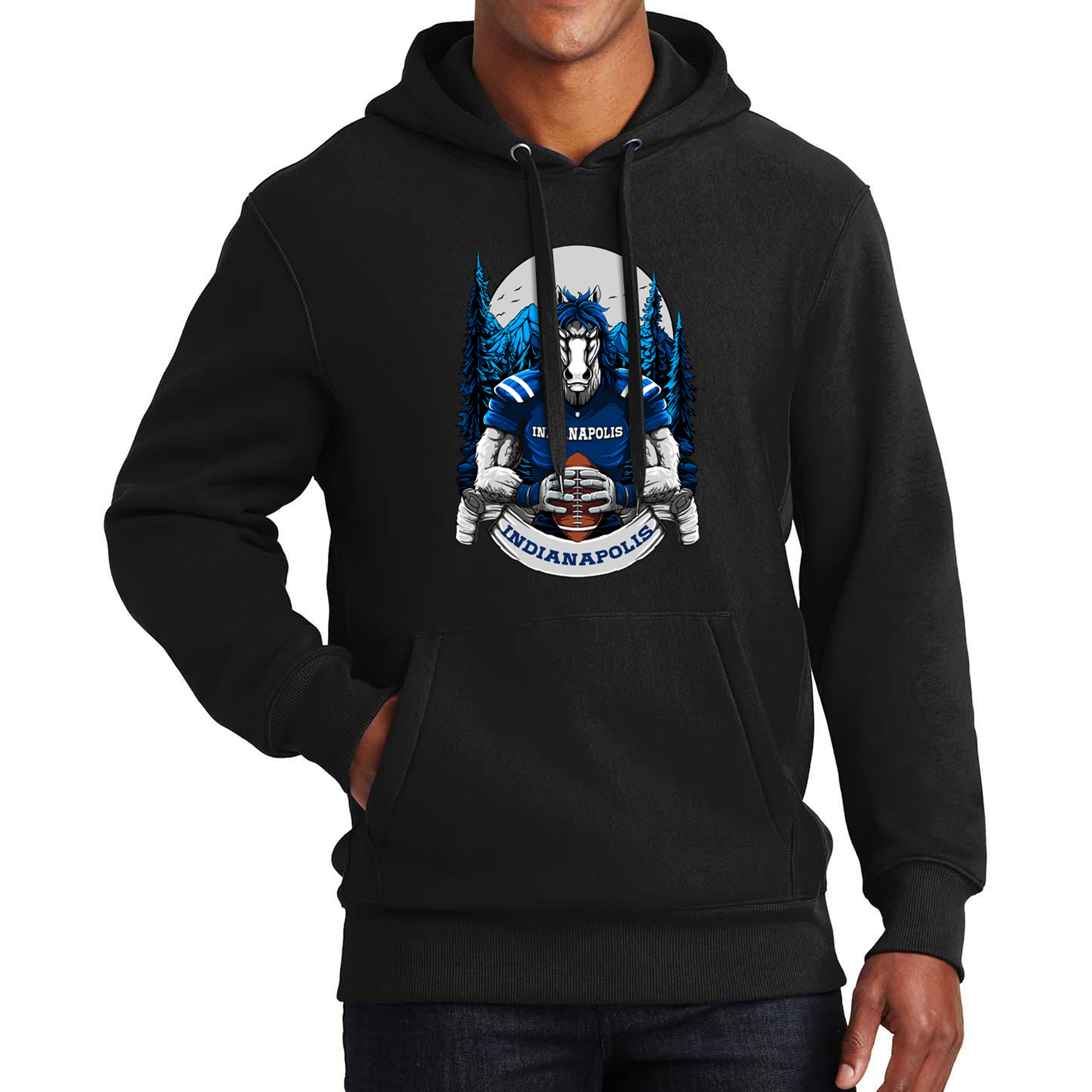 Indianapolis Football Men's Graphic Hoodie