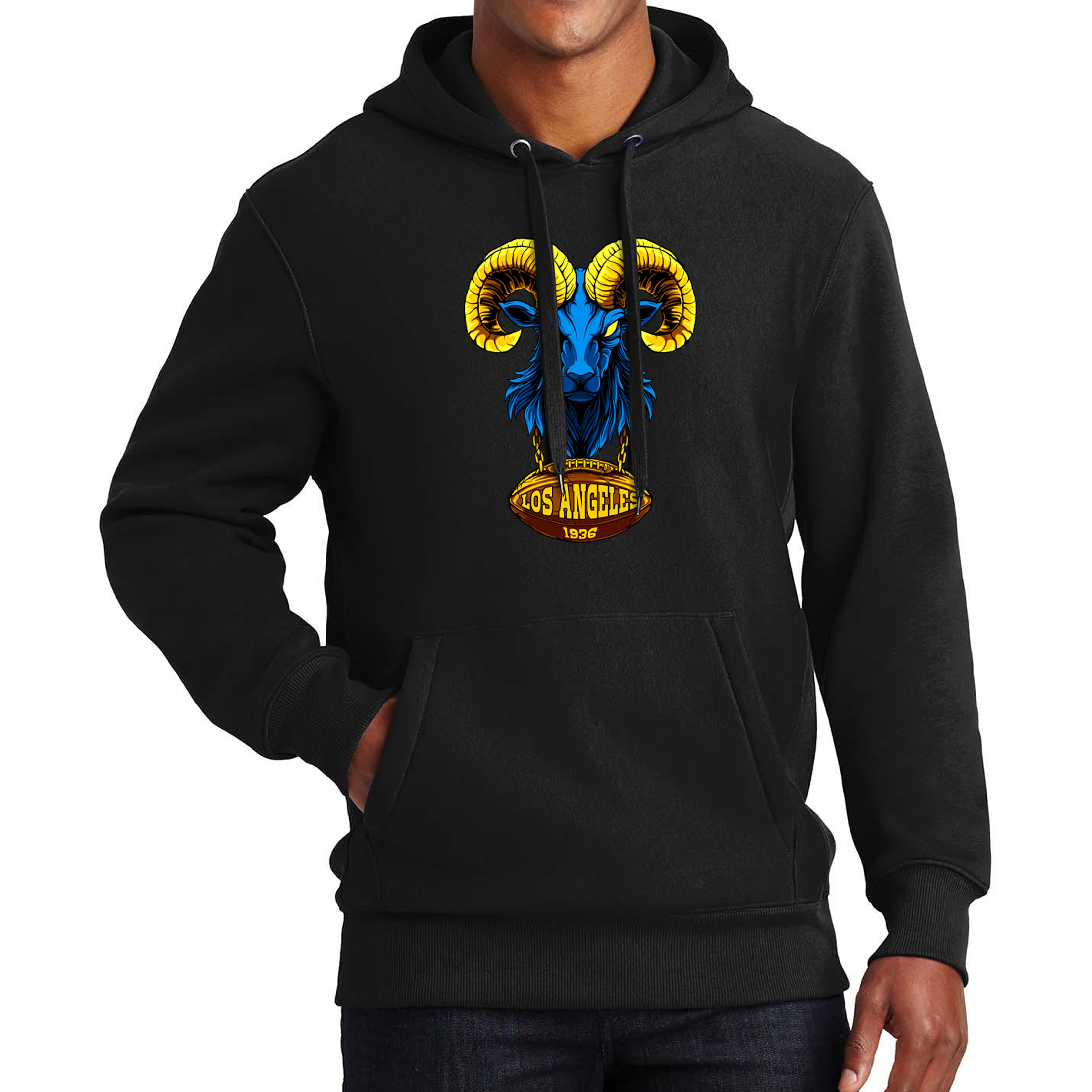 Los Angeles Chain Football Hoodies