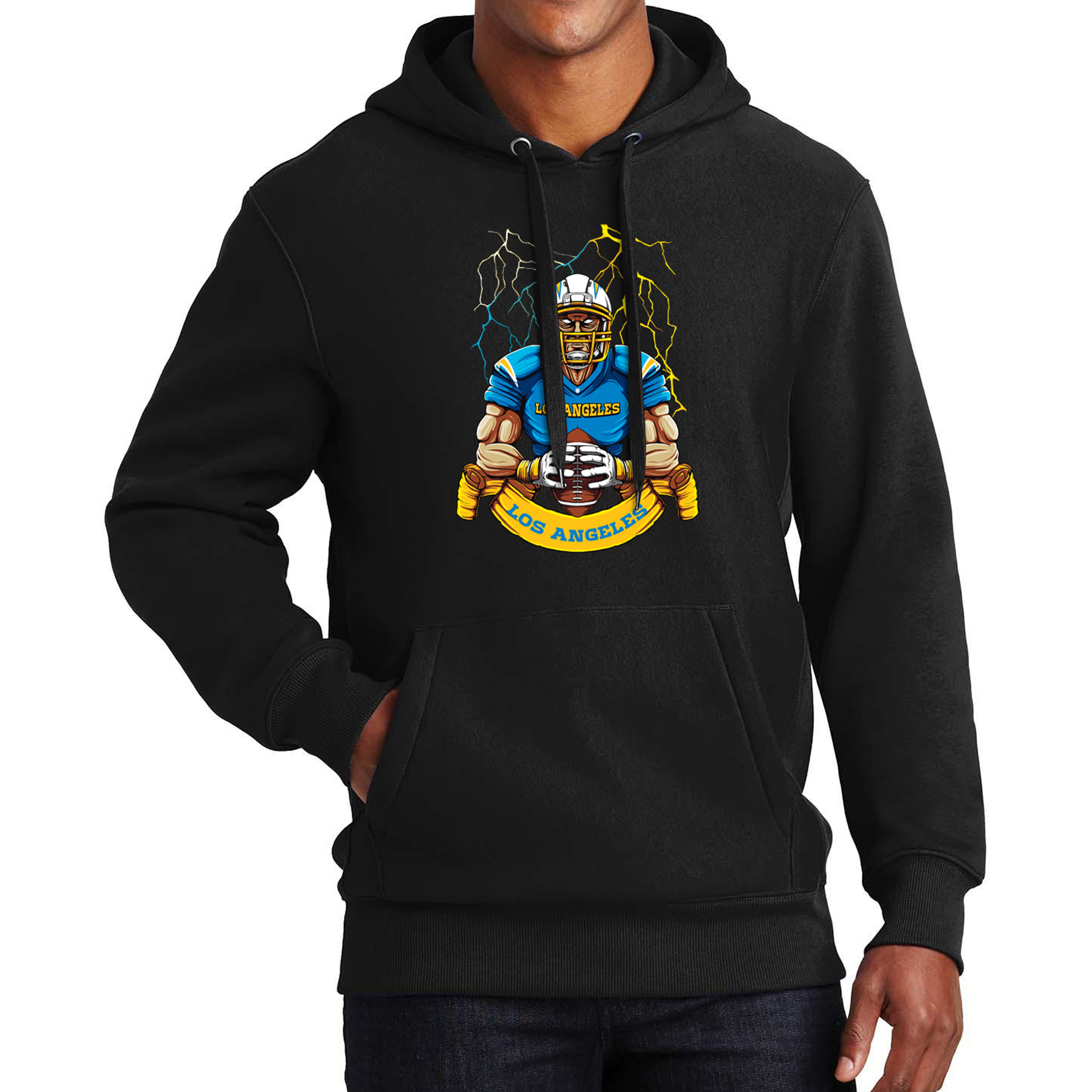 Los Angeles Lightning Strike Football Hoodies