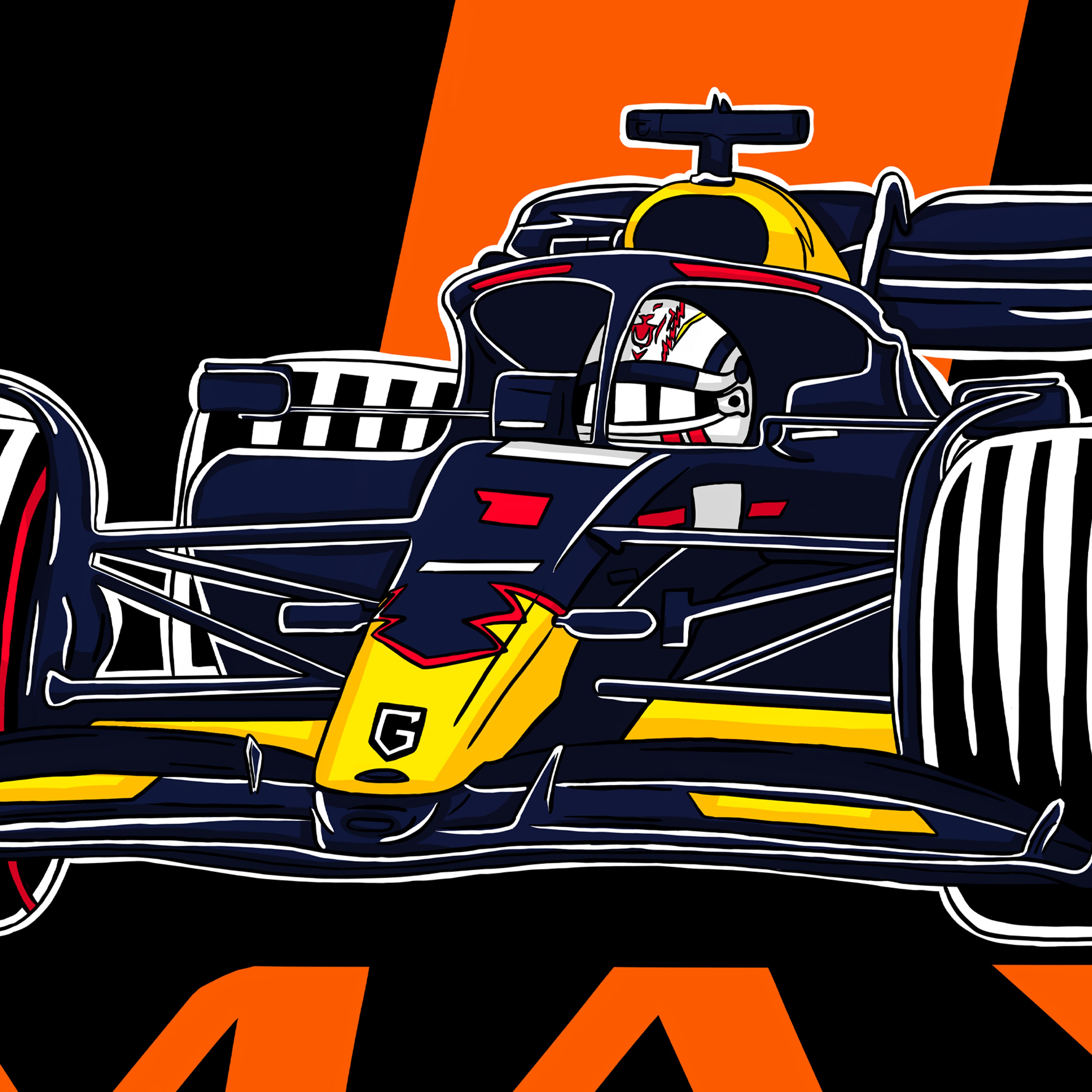 Formula Racing - Max #1 - Men's Graphic T-Shirt