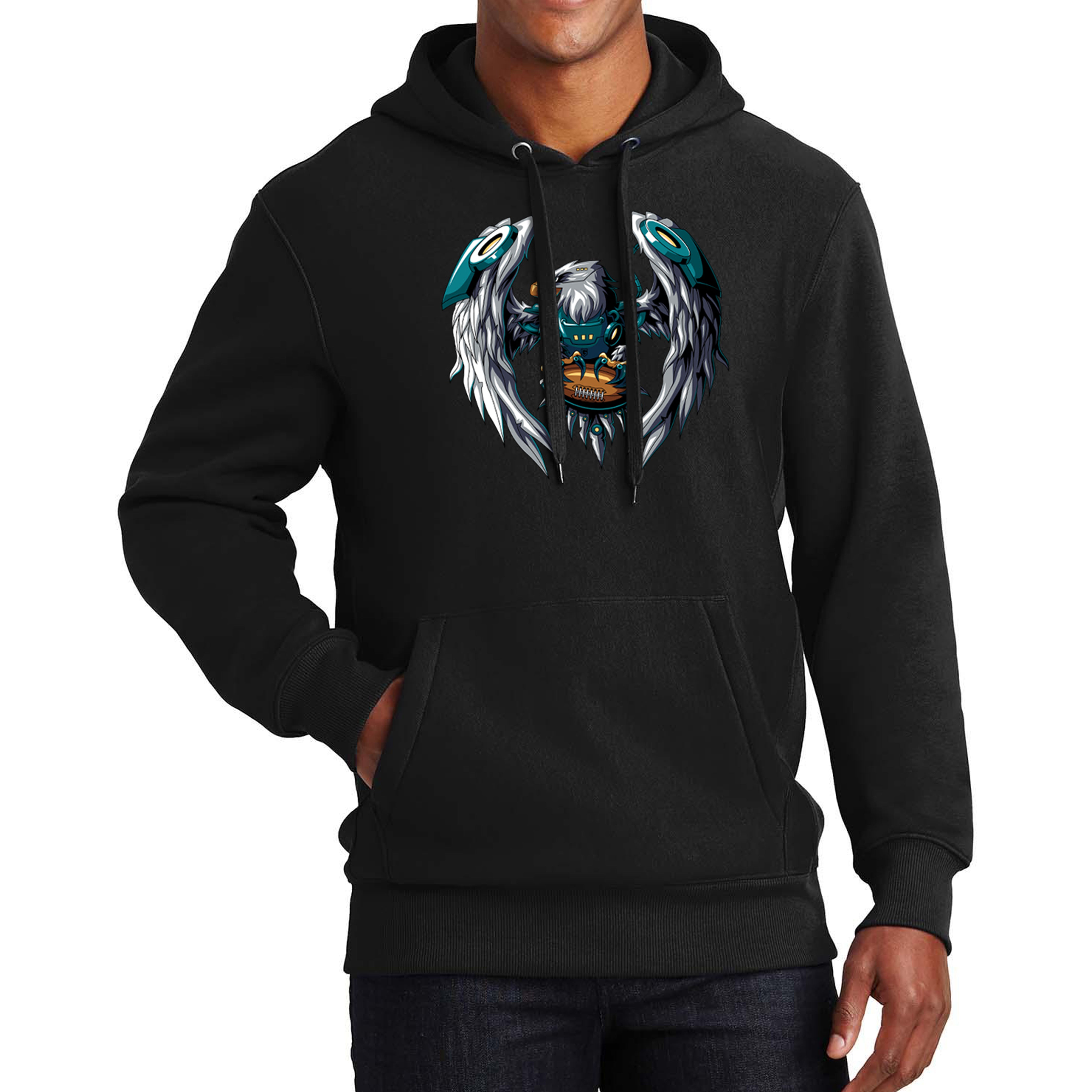 Philadelphia Football Robotic Men's Graphic Hoodie