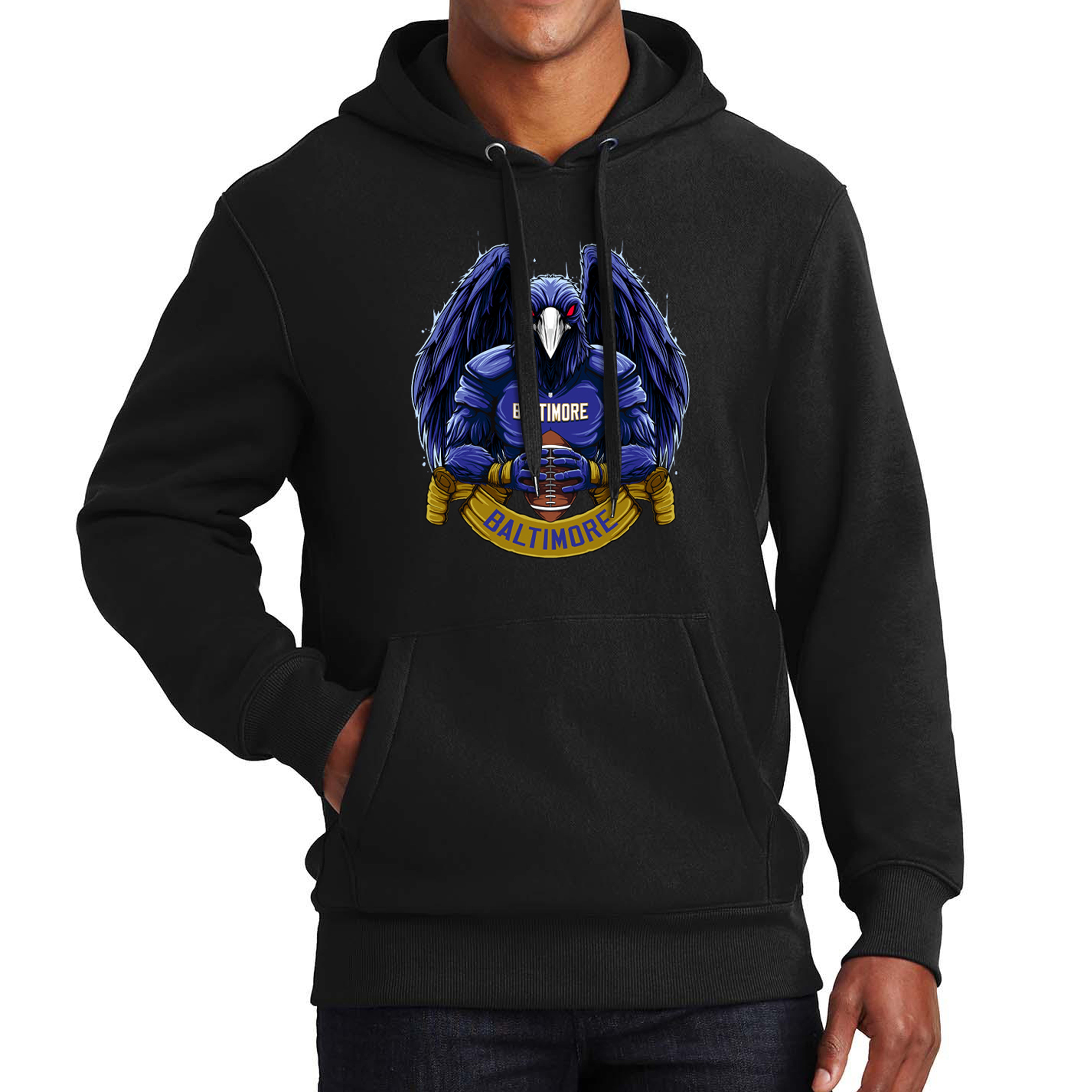 Baltimore Football Men's Graphic Hoodie