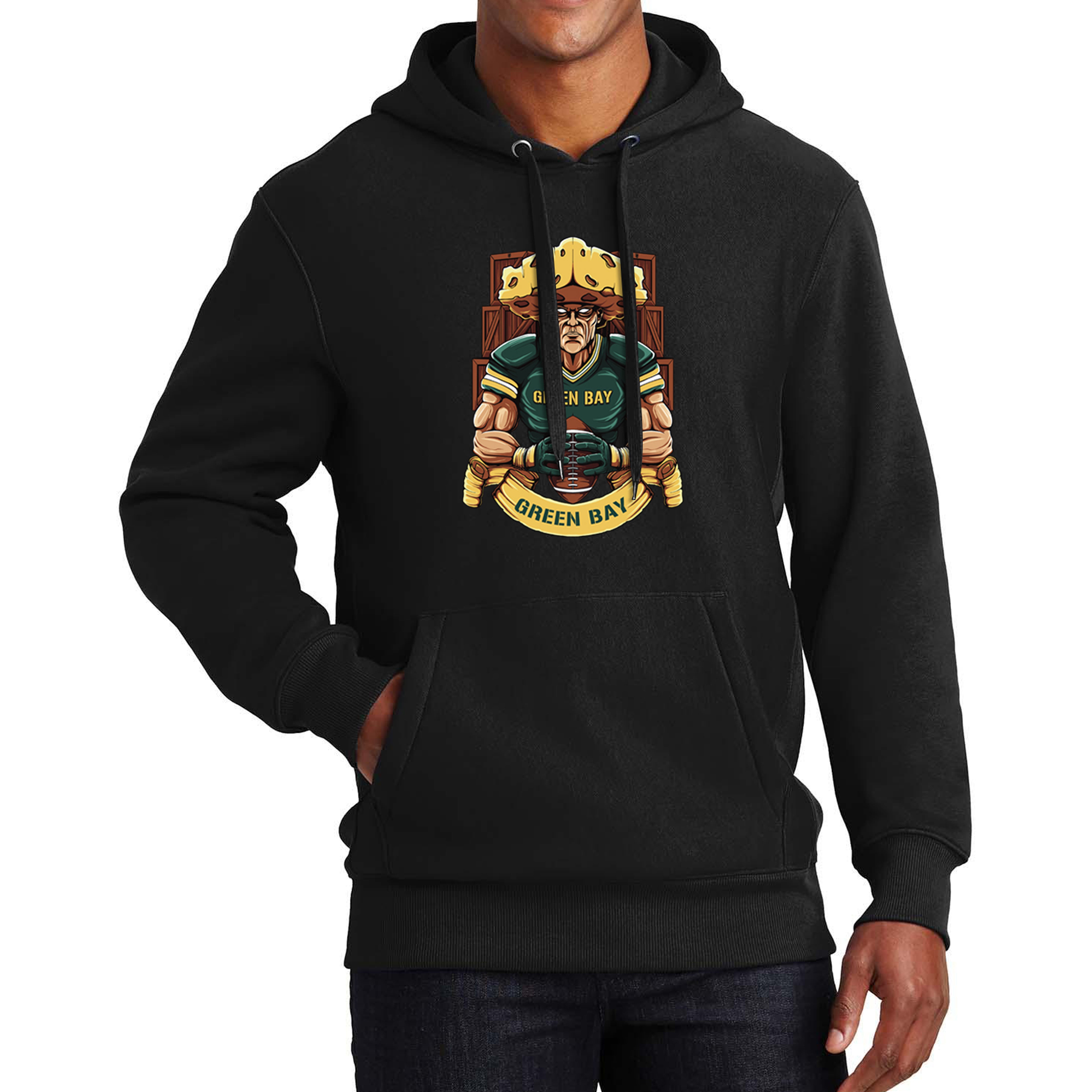 Green Bay Football Men's Graphic Hoodie
