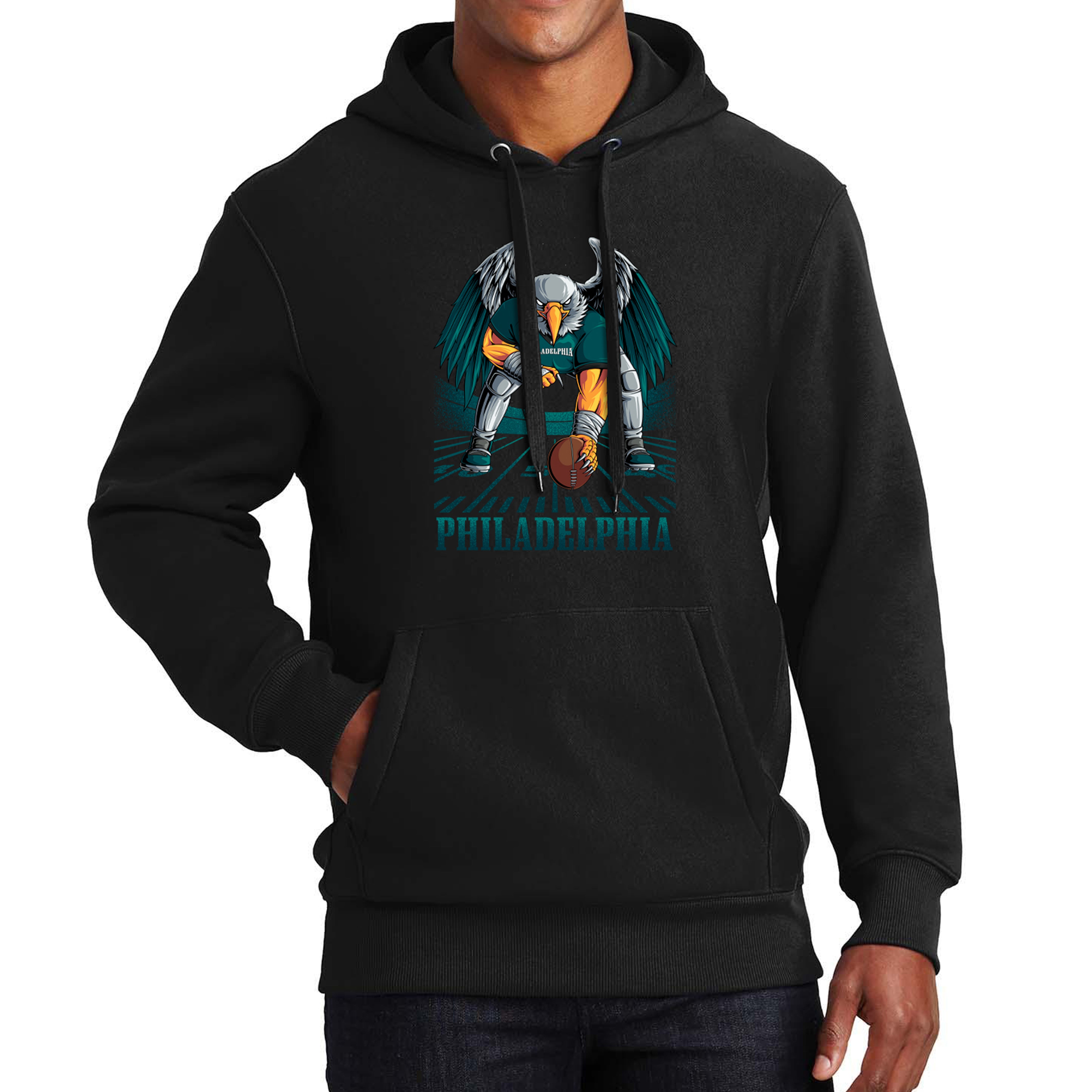 Philadelphia Football Snap Men's Graphic Hoodie