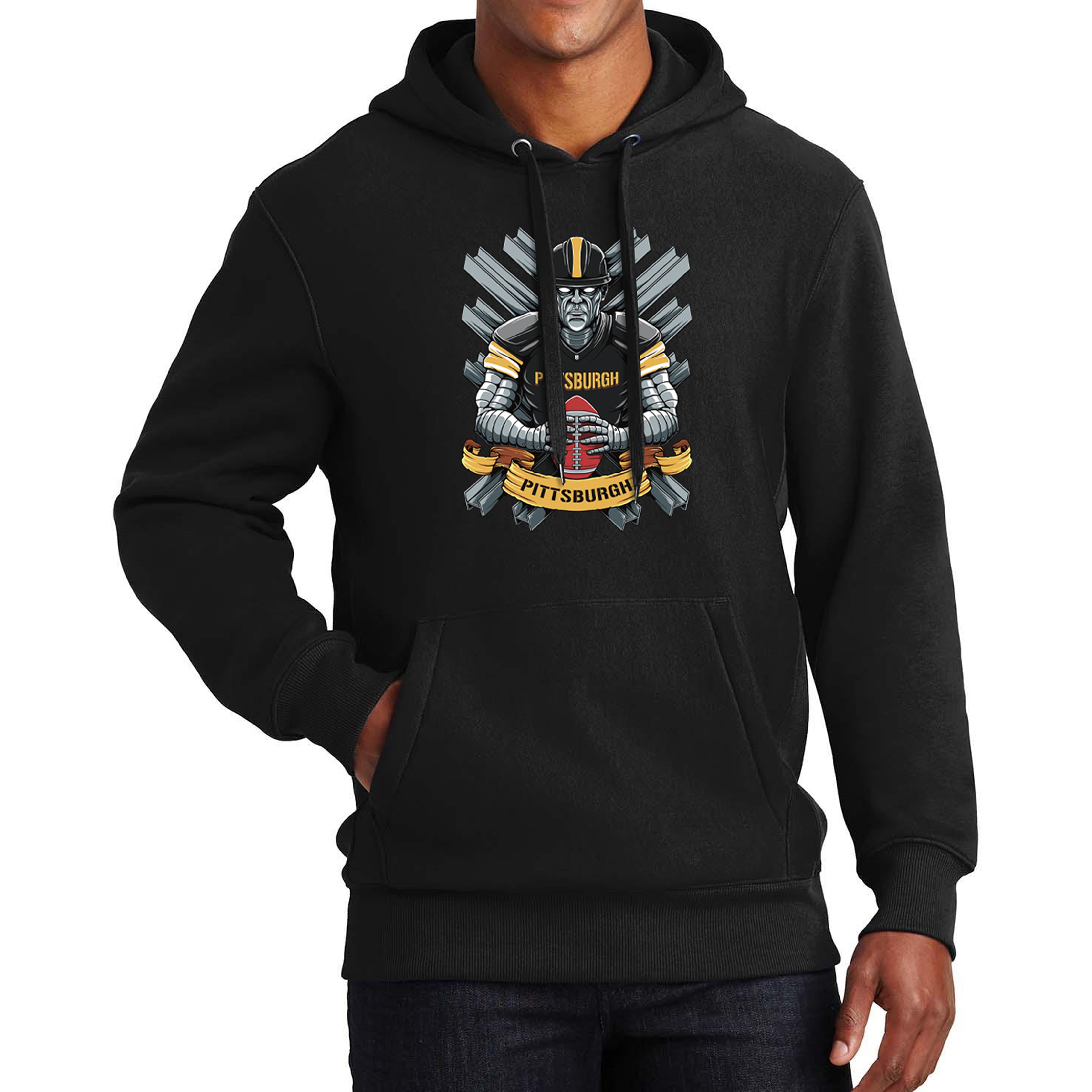 Pittsburgh Football Men's Graphic Hoodie