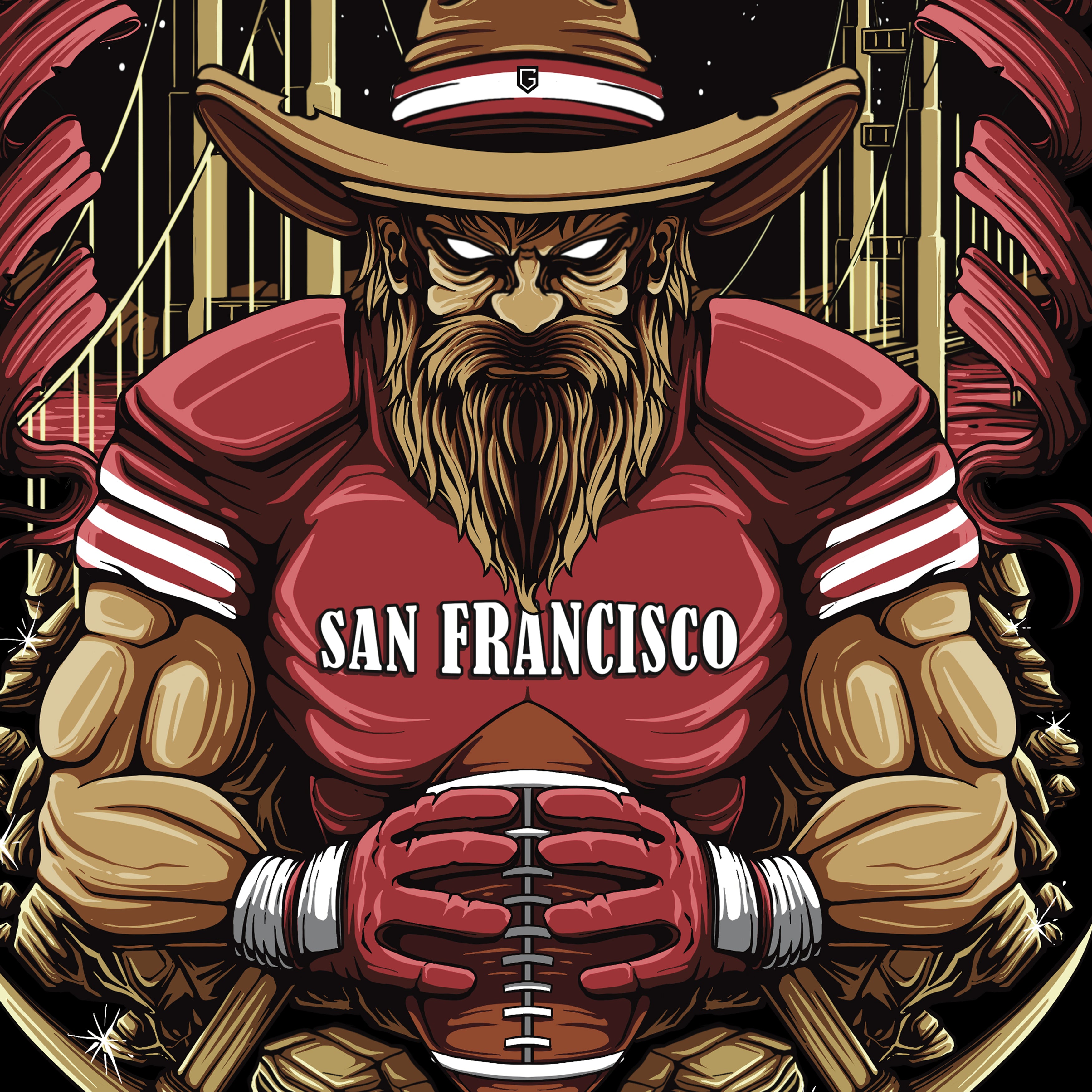 San Francisco Football Hoodies