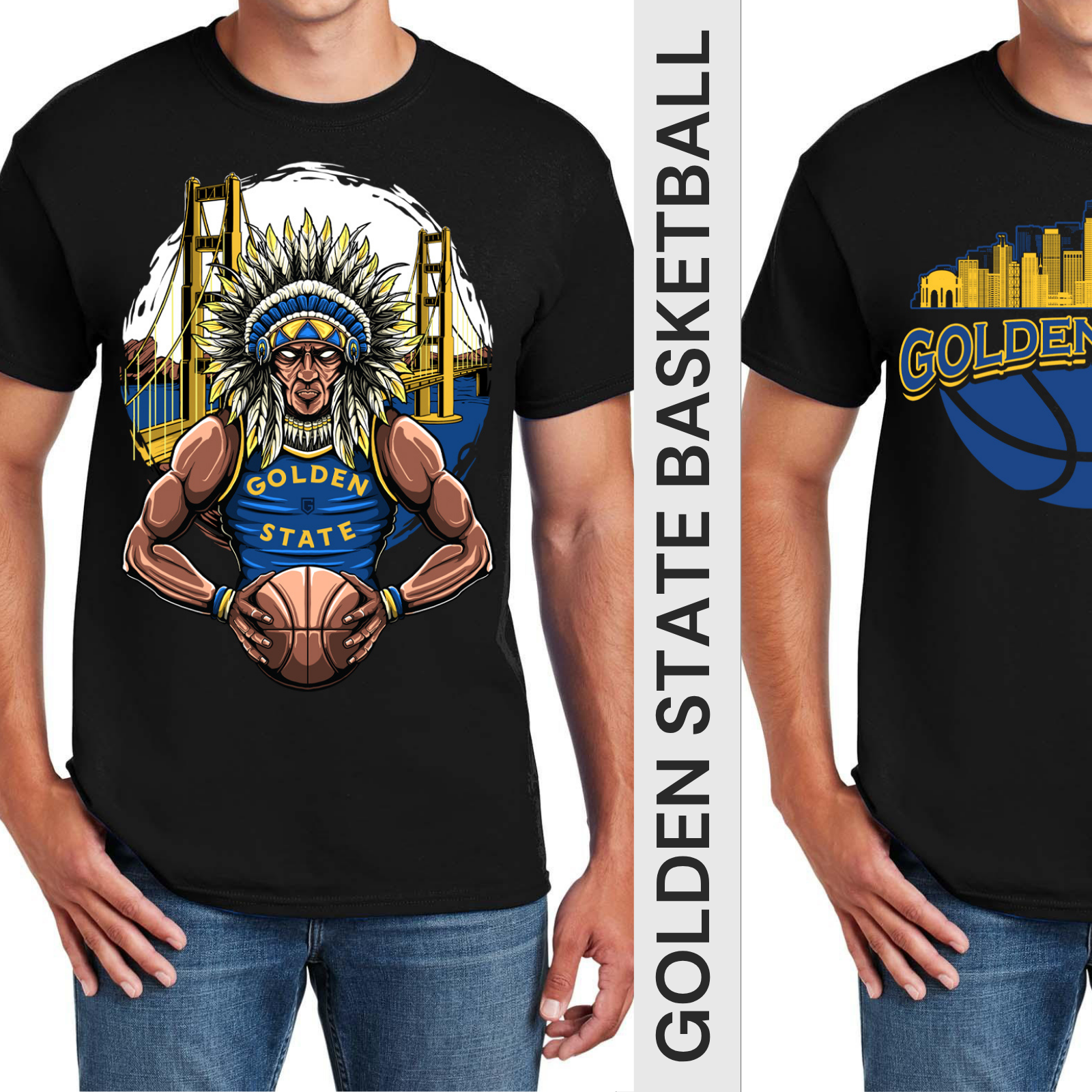 Golden State Basketball Graphic Tee- 2-in-1 T-Shirt Deal