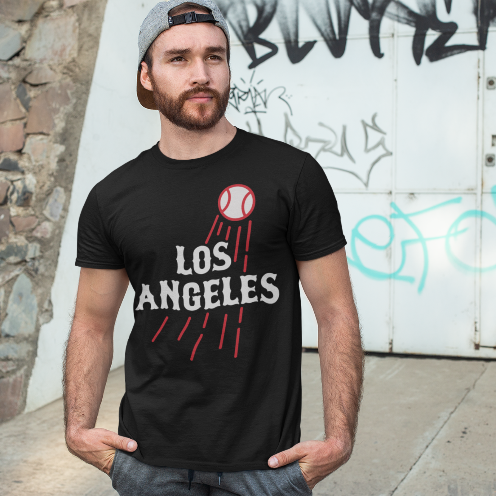 Los Angeles Baseball 6-Pack Shirt Bundle – Black & Blue