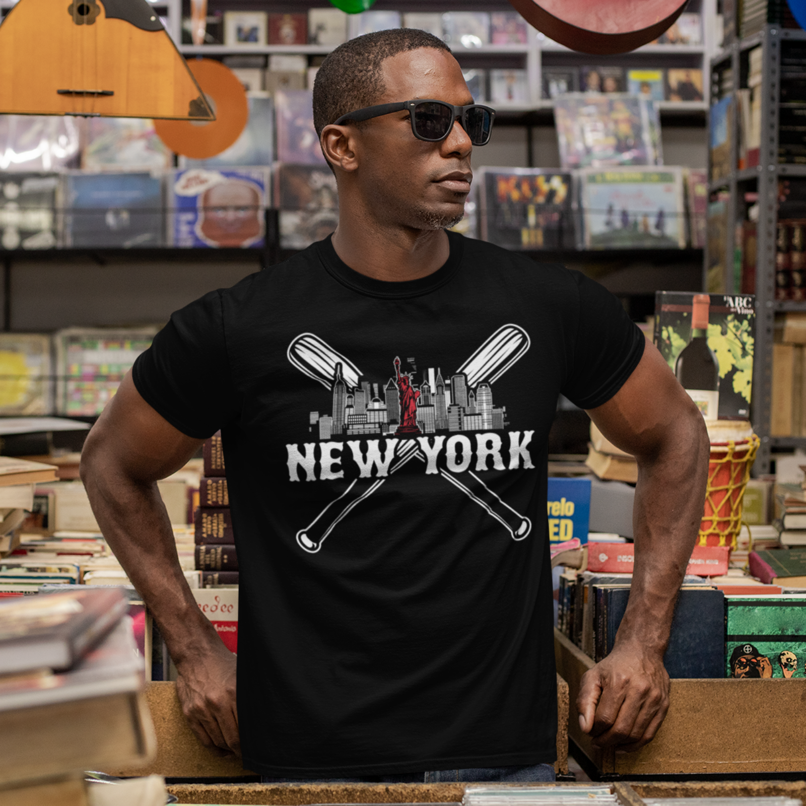 New York Baseball 6-Pack Shirt Bundle – Black & Navy