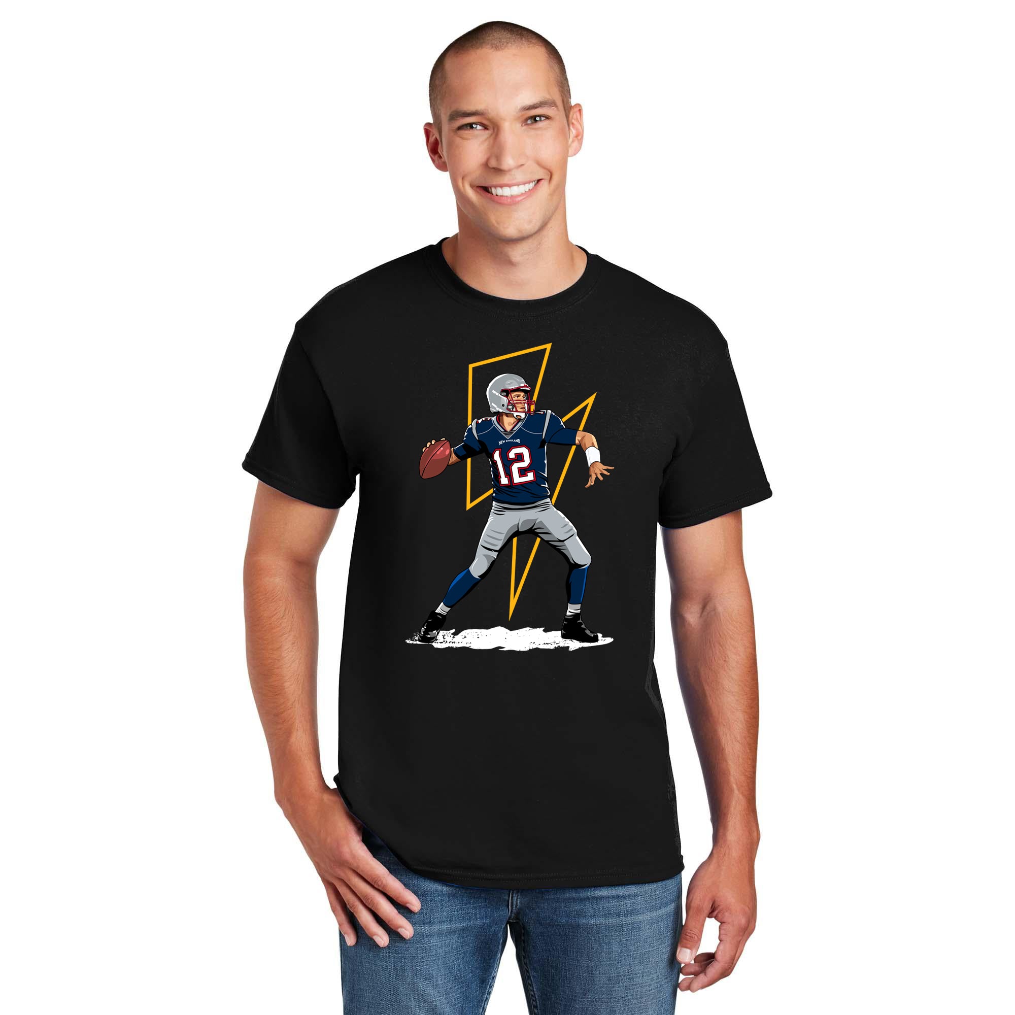 New England Quarterback Football Men's T-Shirt