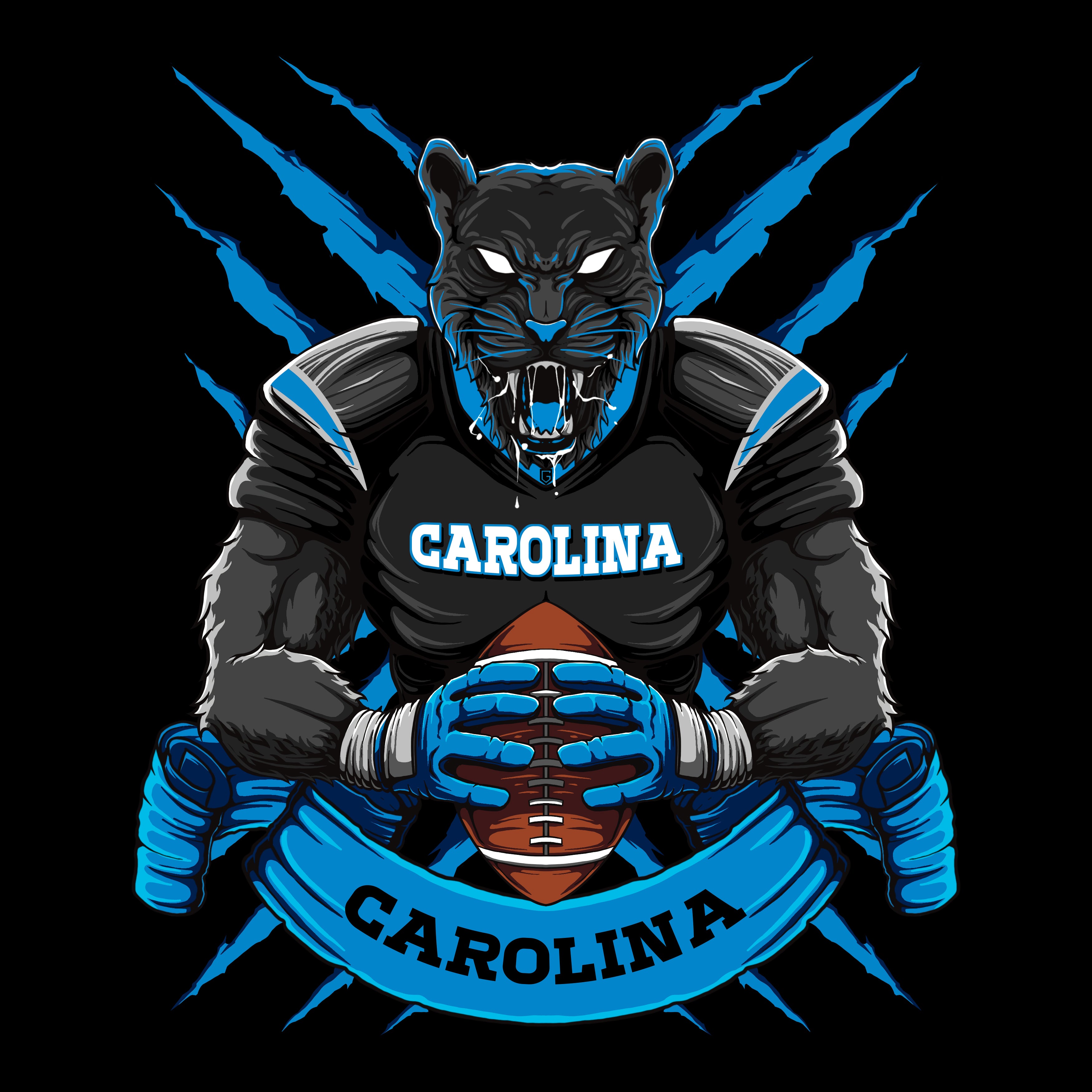 Carolina Football Long Sleeve Men's T-Shirt